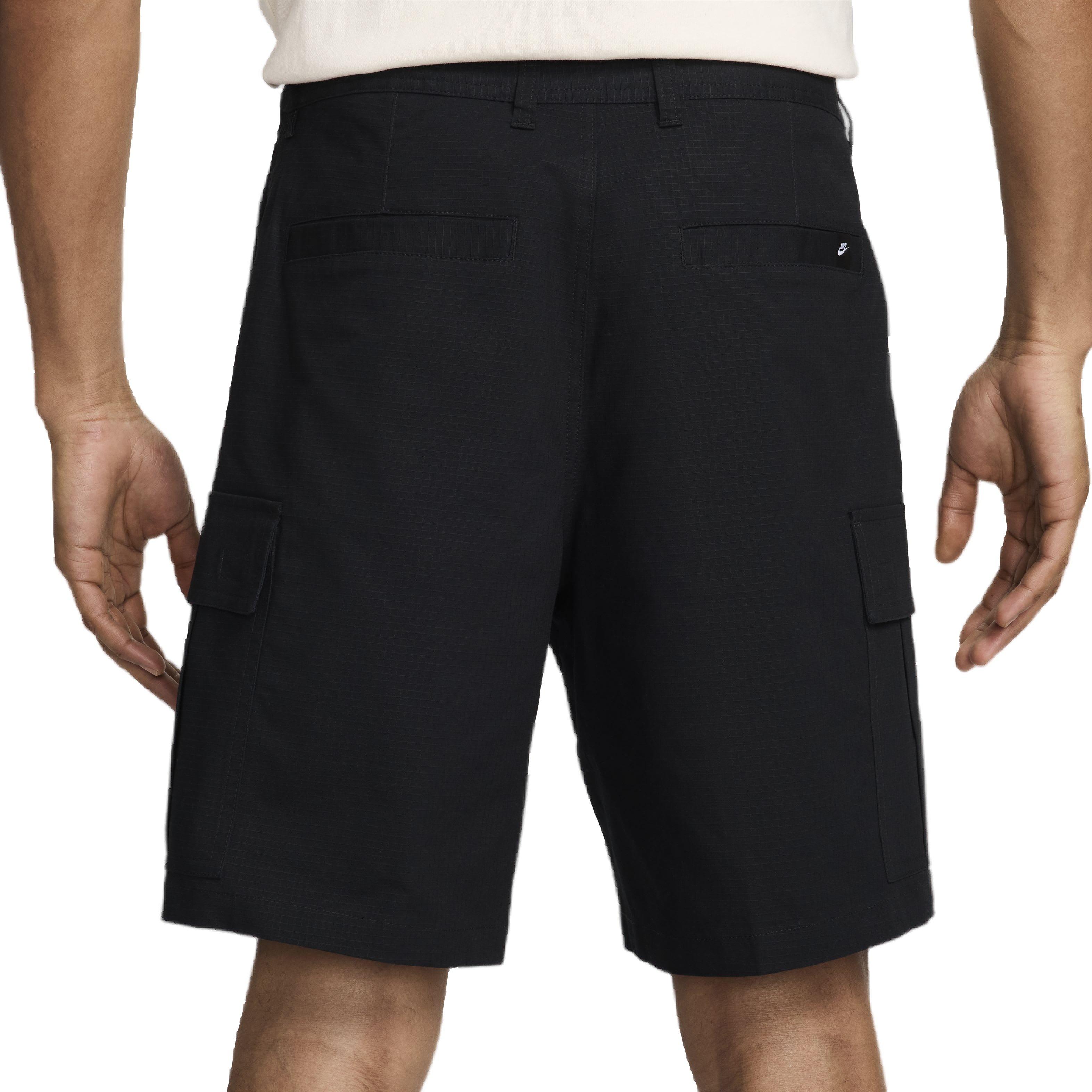 Nike Men's Club Woven Cargo Shorts - BLACK Thumbnail View 2