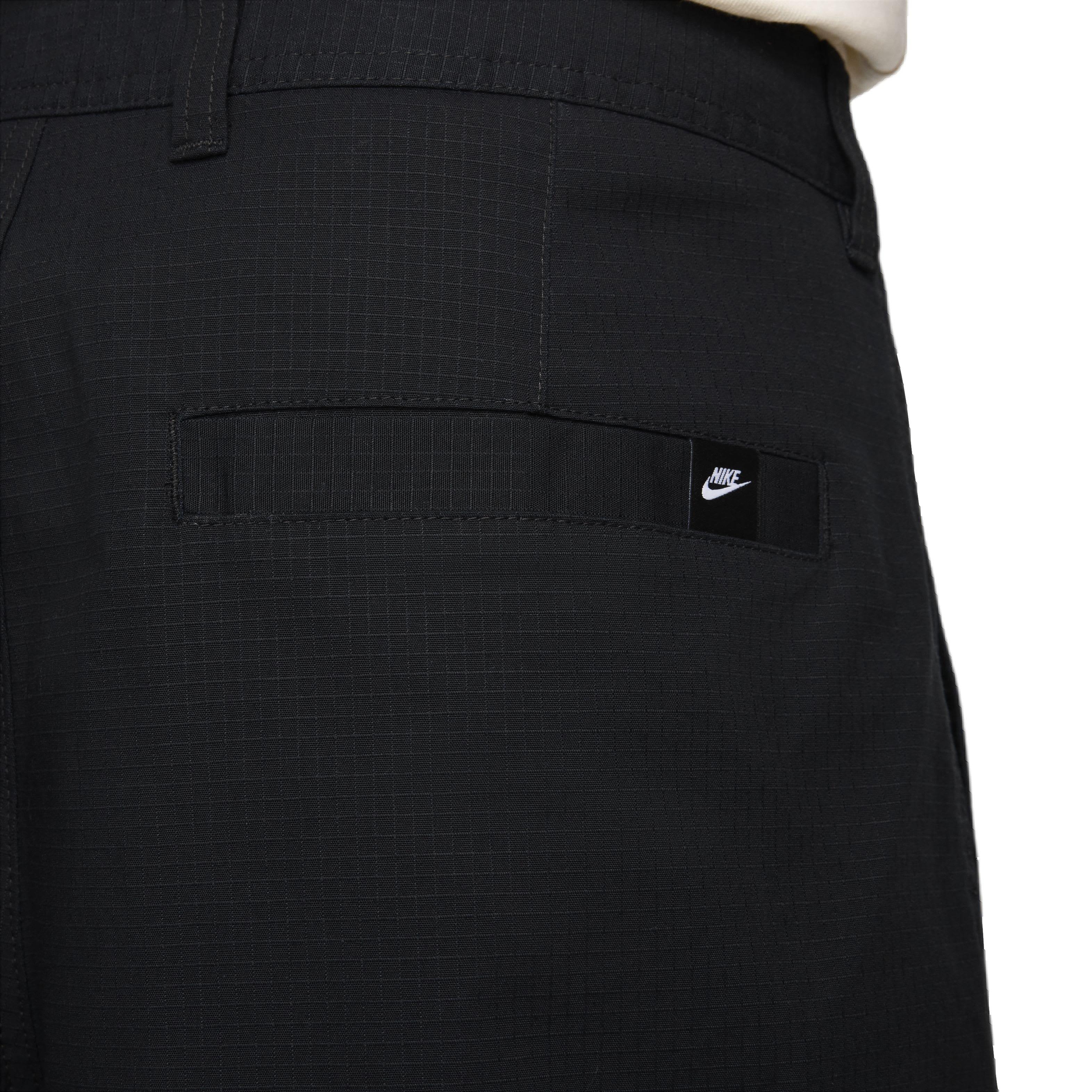 Nike Men's Club Woven Cargo Shorts - BLACK Thumbnail View 5