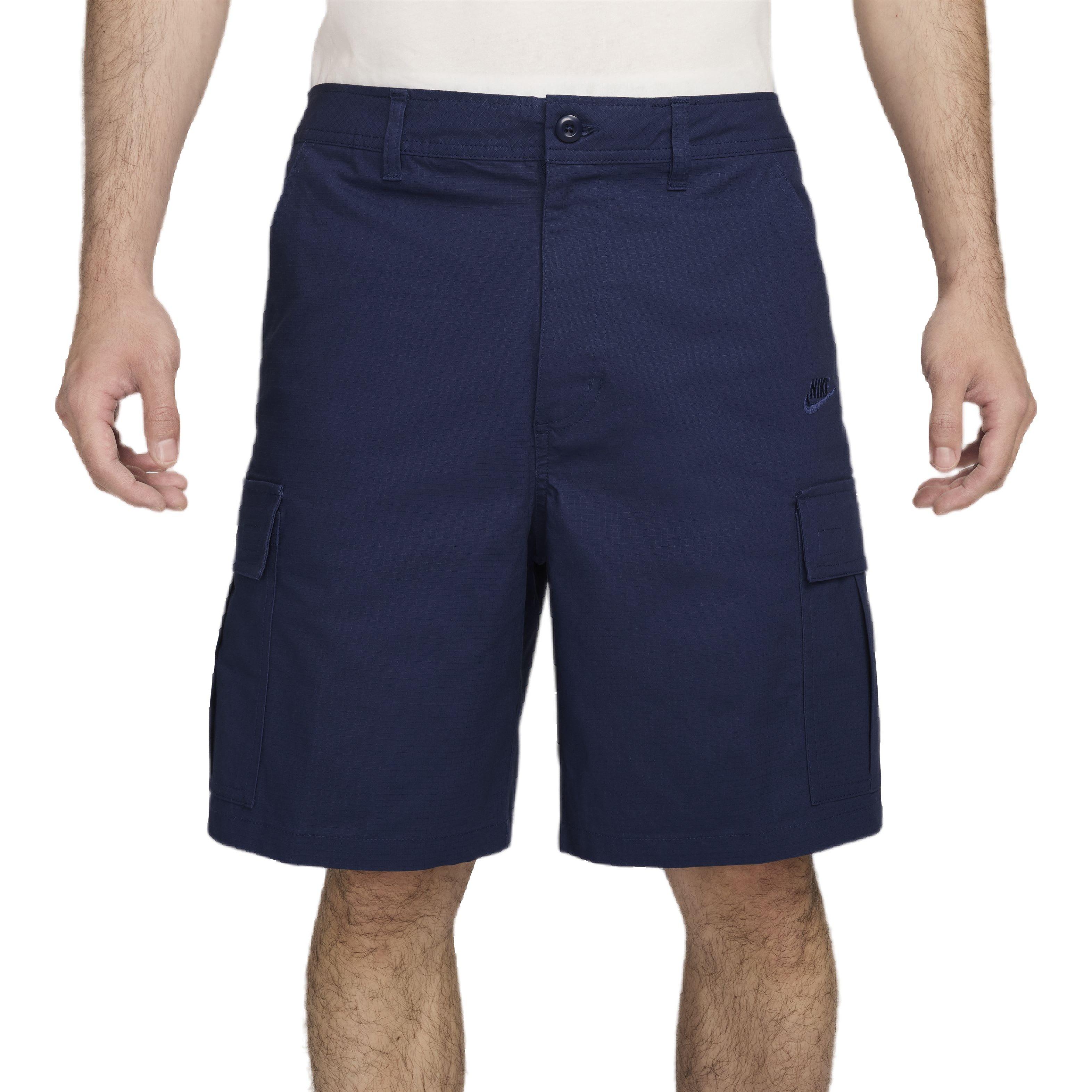 Nike Men's Club Woven Cargo Shorts - BLUE Thumbnail View 1