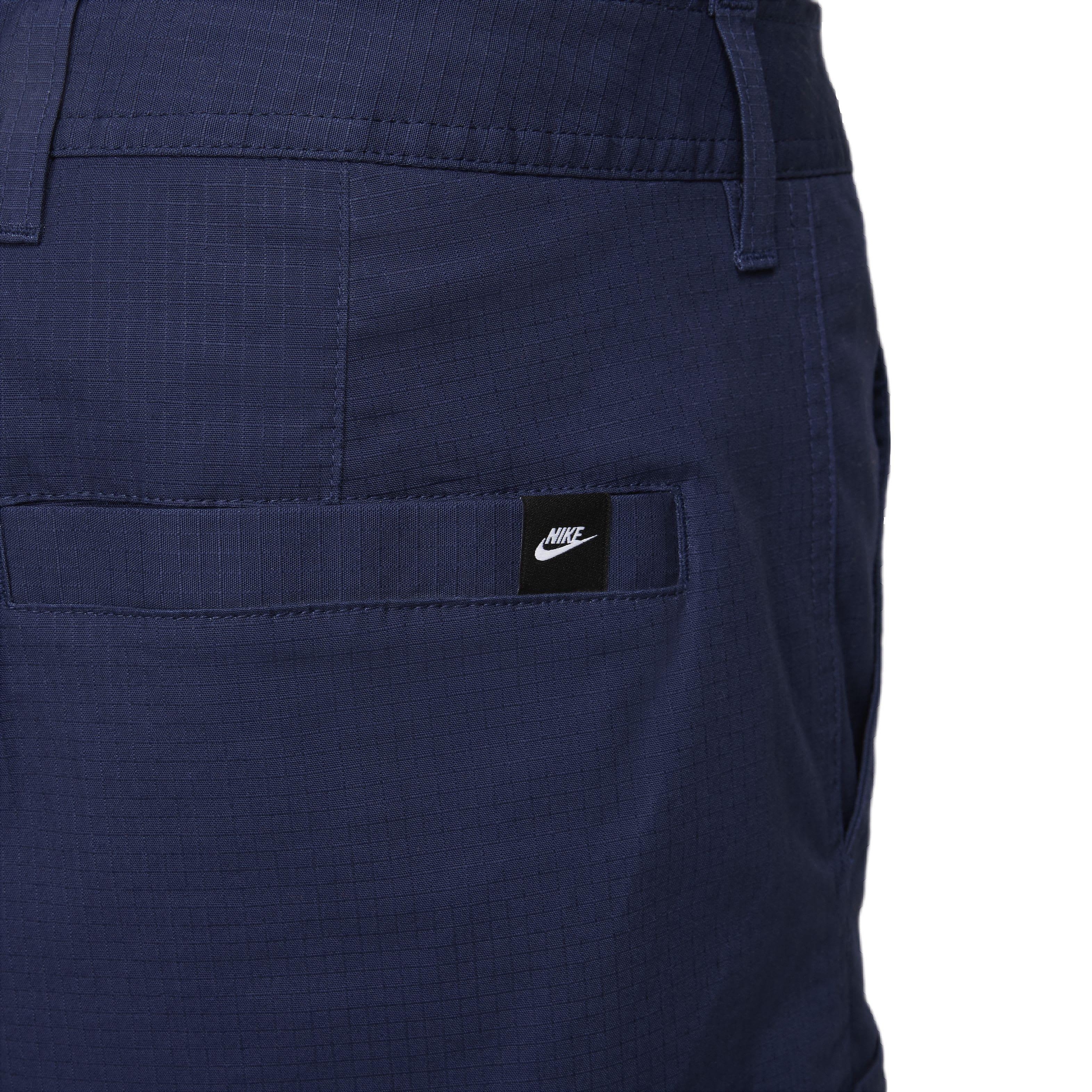 Nike Men's Club Woven Cargo Shorts - BLUE Thumbnail View 6