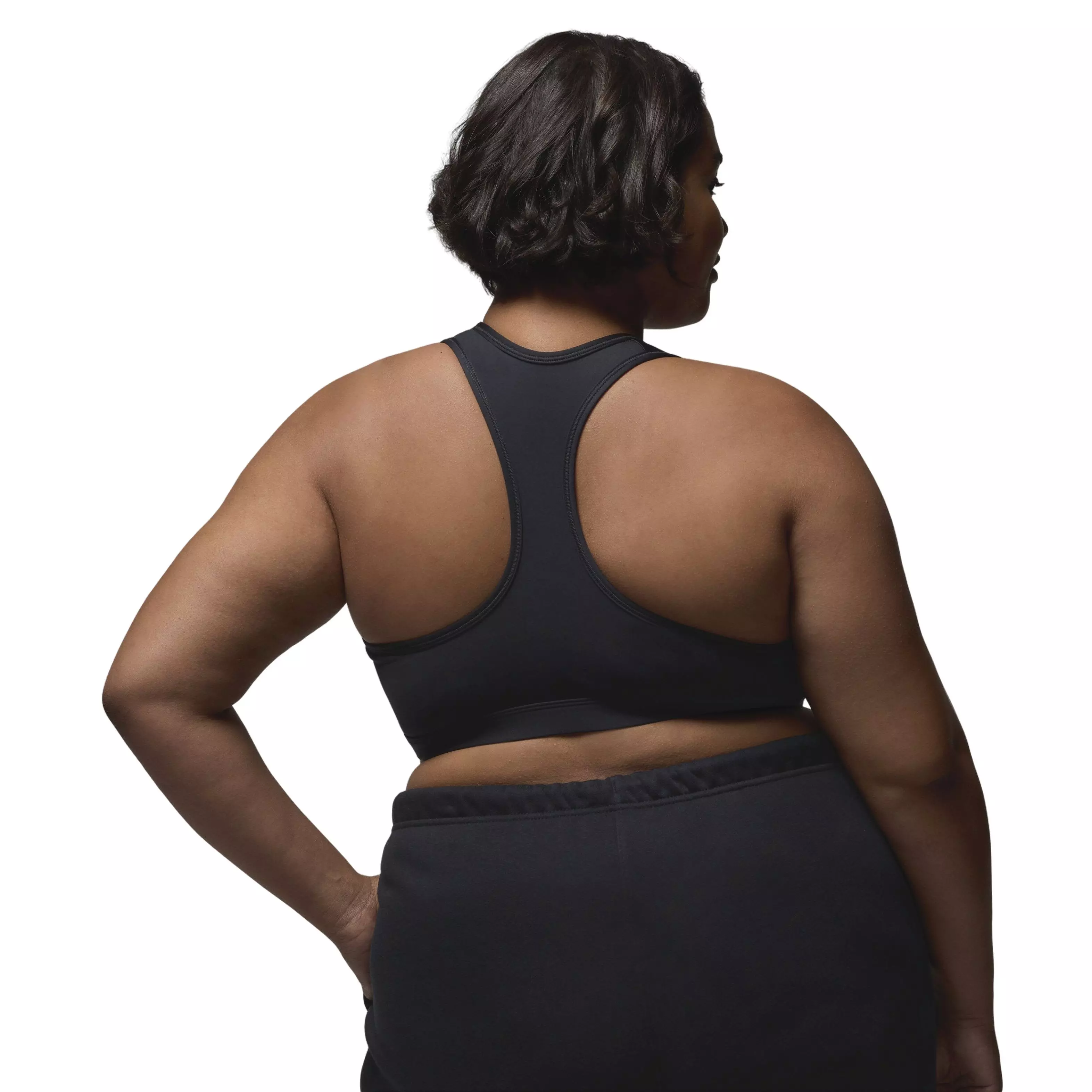 Jordan Women's Sport Med-Support Padded Jumpman Bra -Black - BLACK