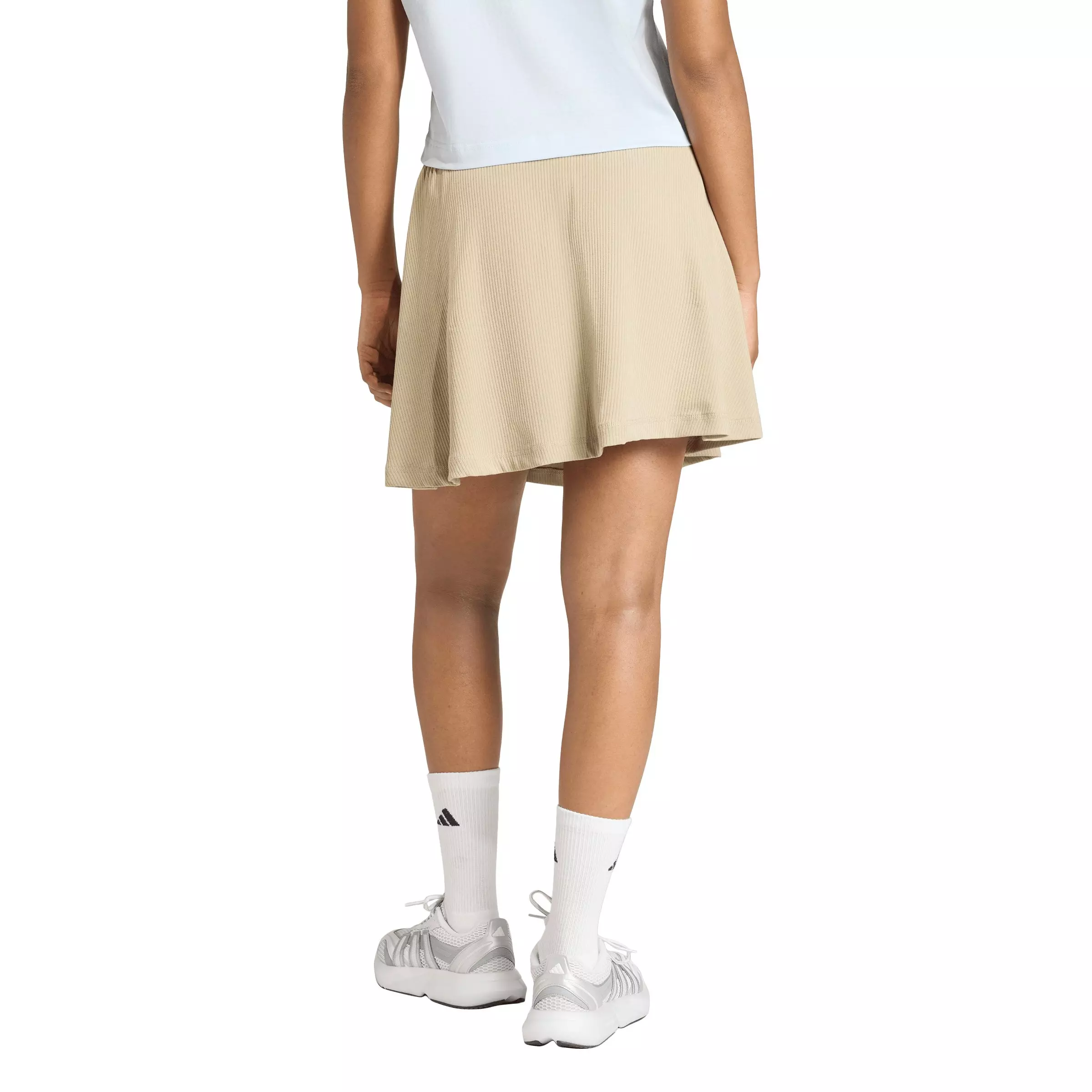 adidas Women's ALL SZN Rib Skirt - Khaki - KHAKI