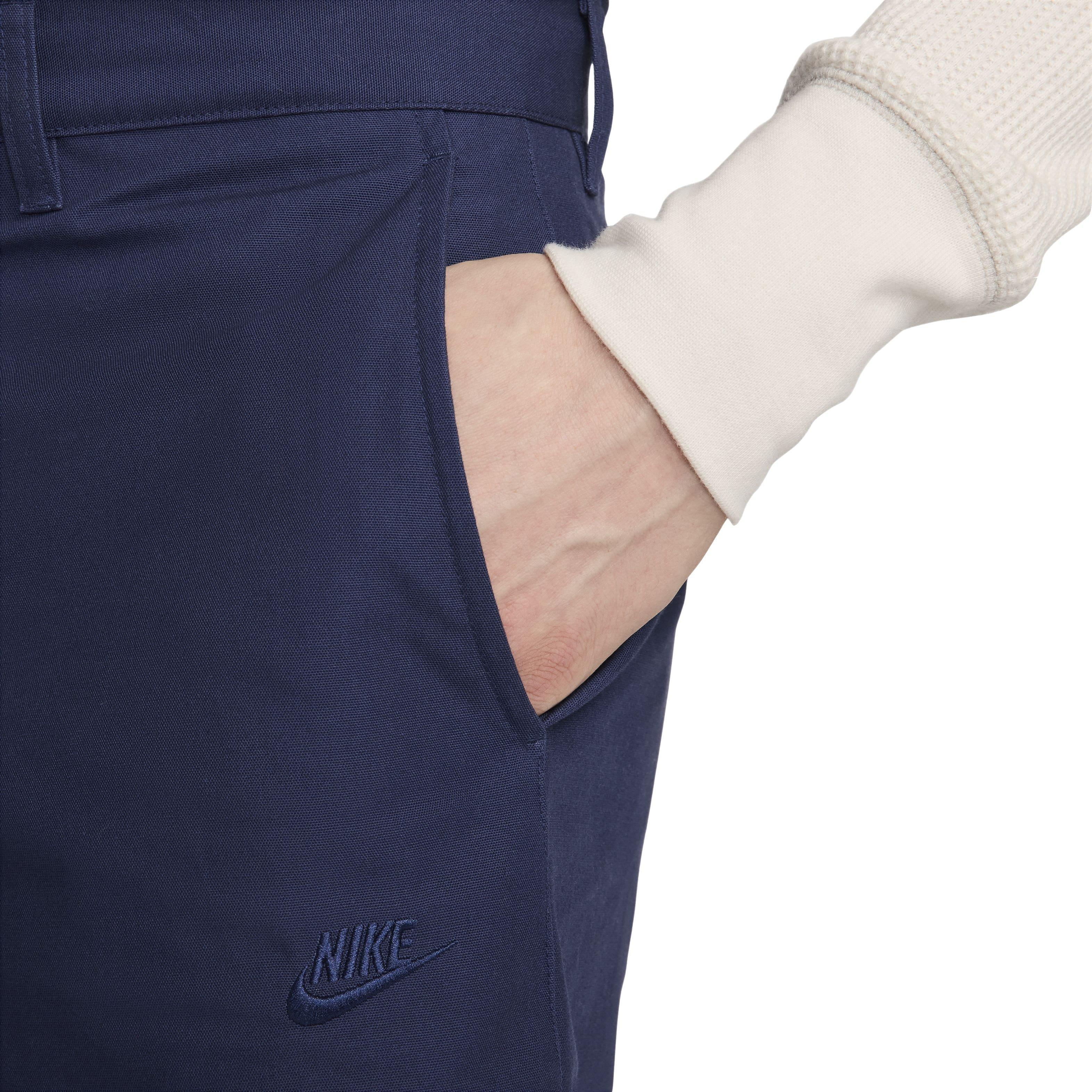 Nike Men's Club Chino Shorts - BLUE Thumbnail View 4