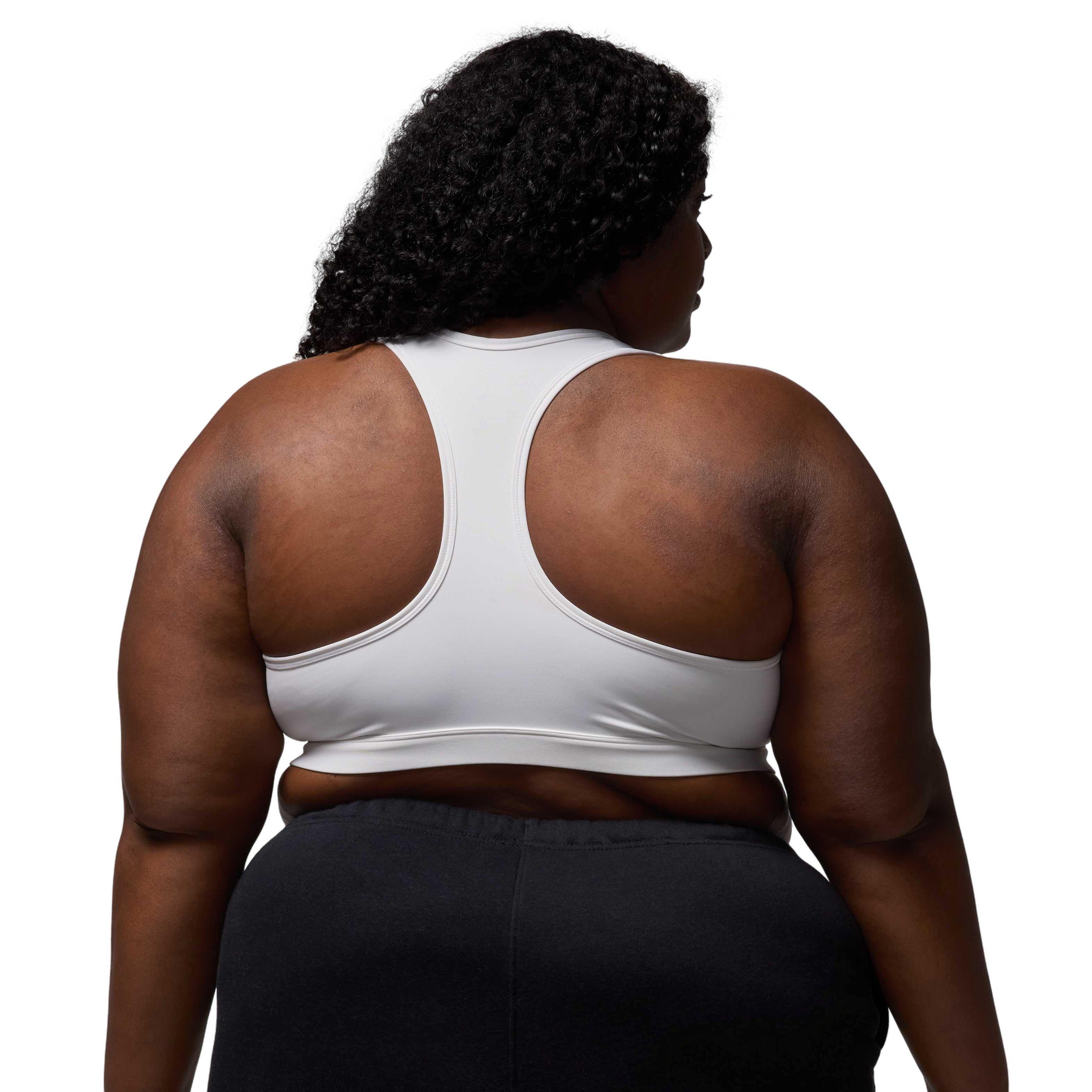 Jordan Women's Sport Med-Support Padded Jumpman Bra -White - WHITE Thumbnail View 2