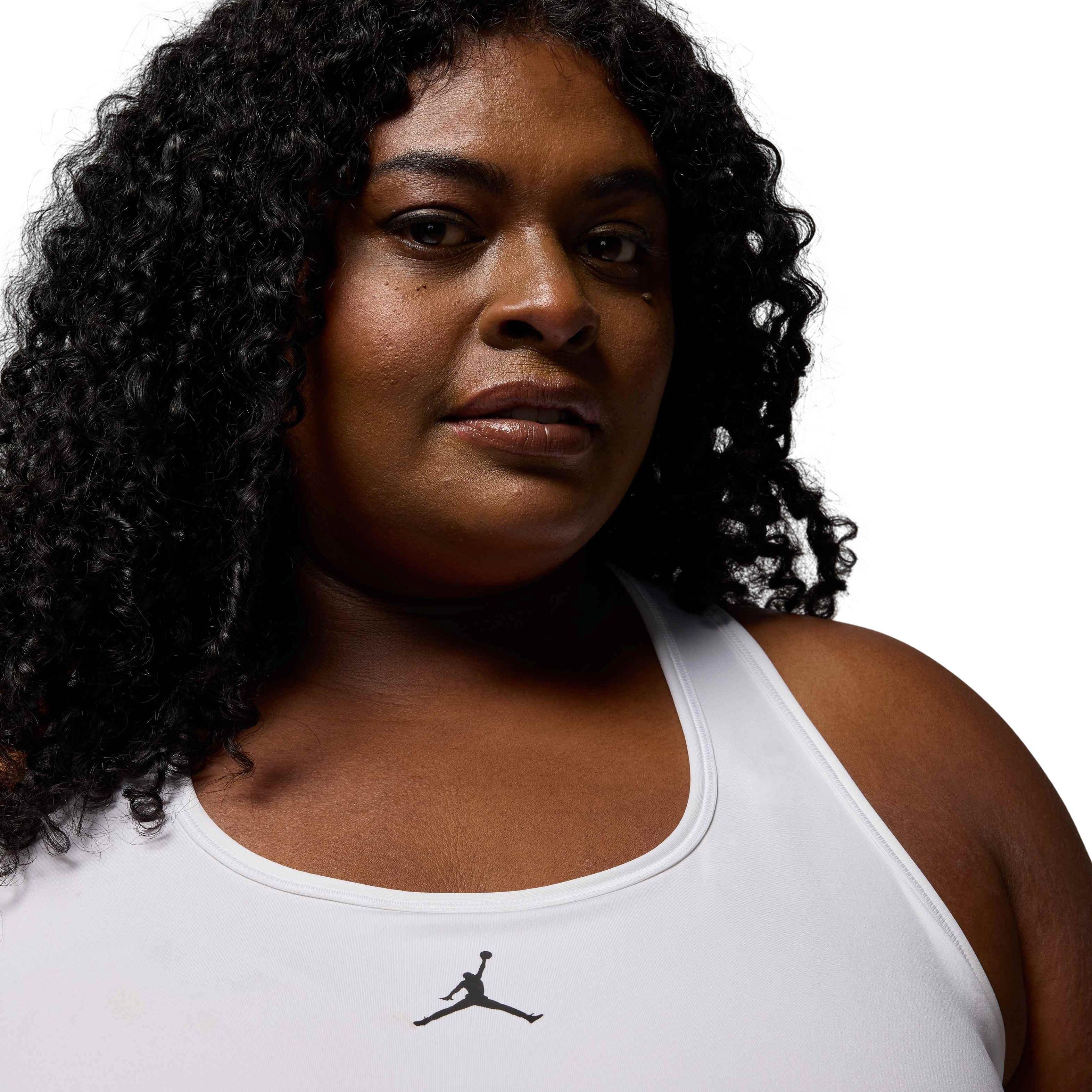 Jordan Women's Sport Med-Support Padded Jumpman Bra -White - WHITE Thumbnail View 3