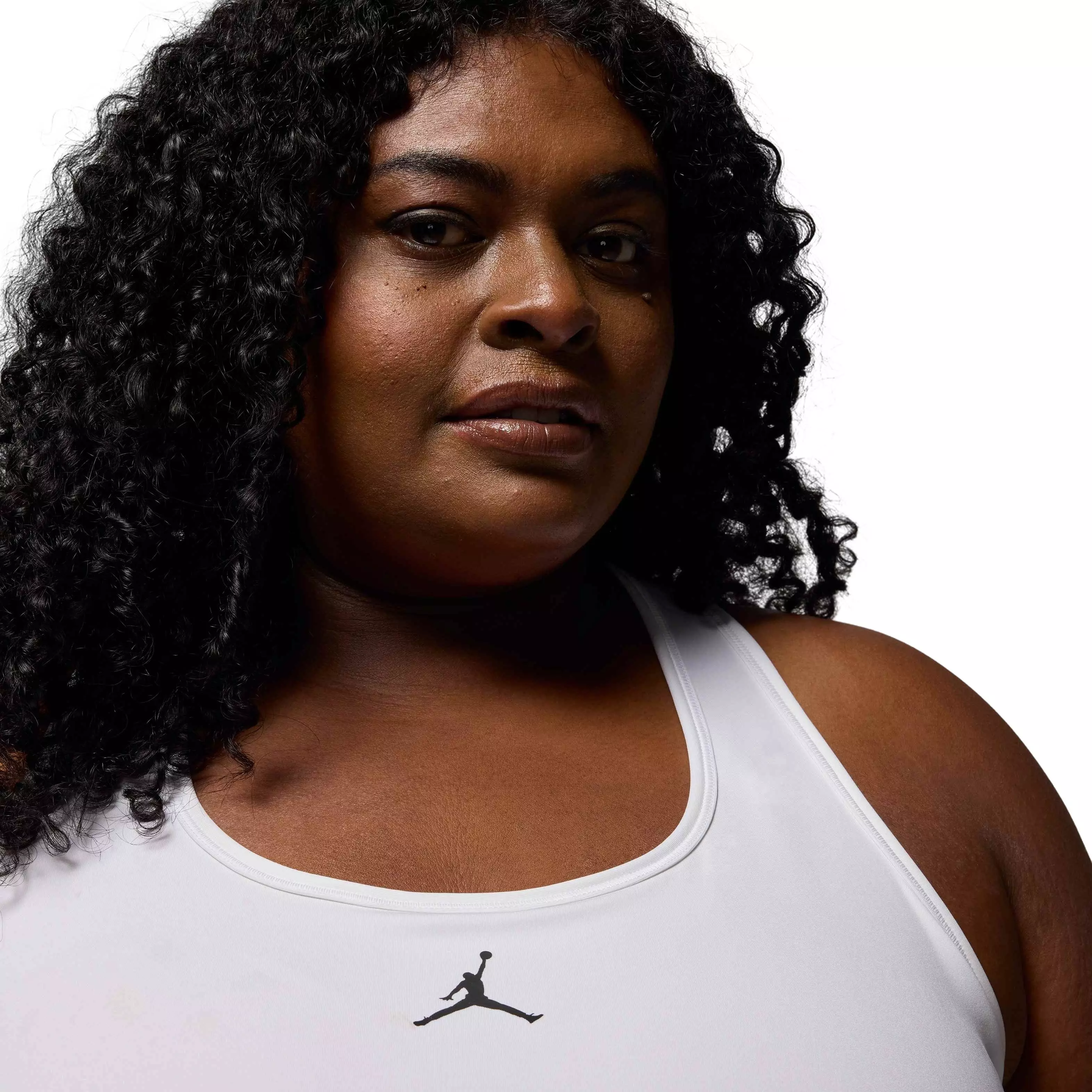 Jordan Women's Sport Med-Support Padded Jumpman Bra -White - WHITE