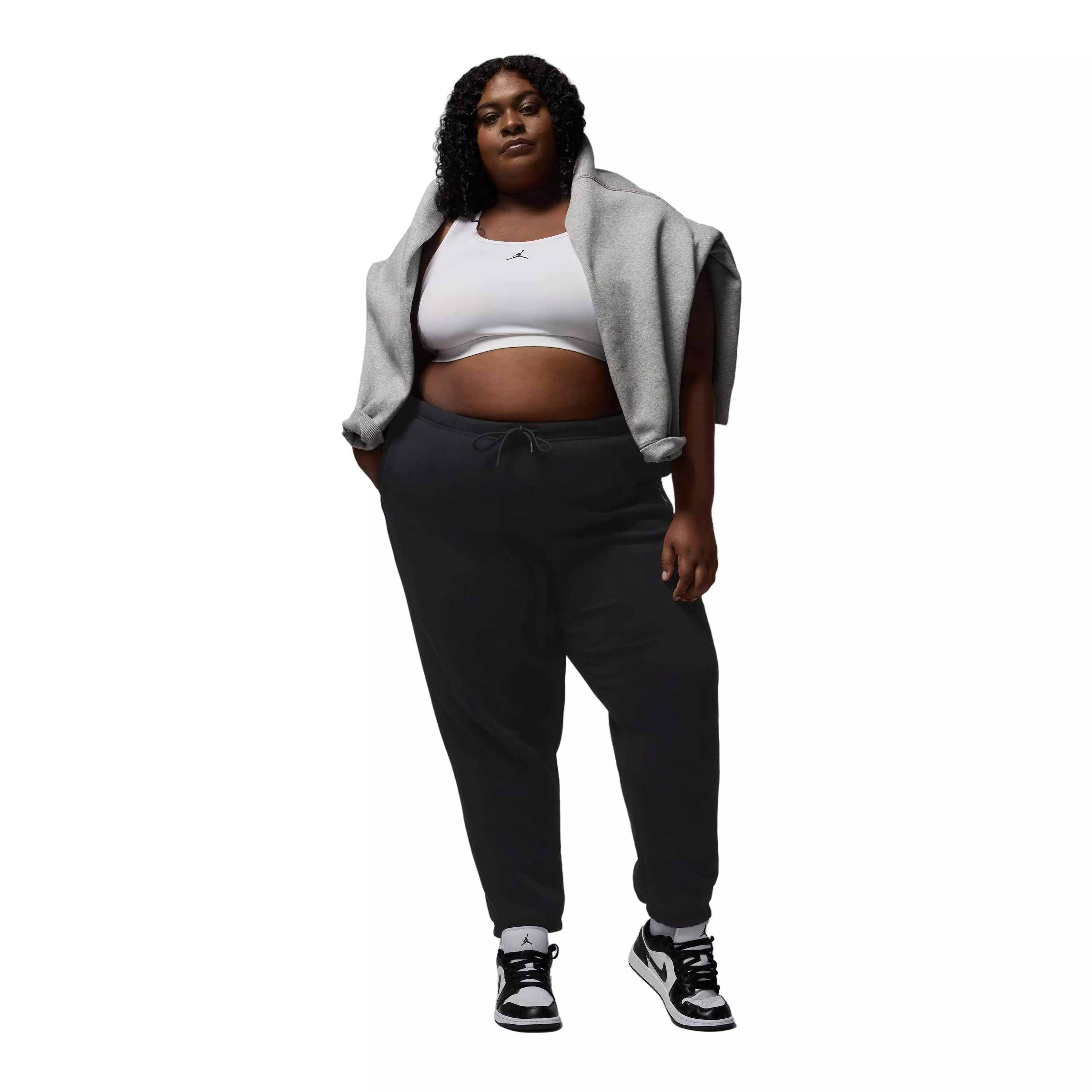 Jordan Women's Sport Med-Support Padded Jumpman Bra -White - WHITE