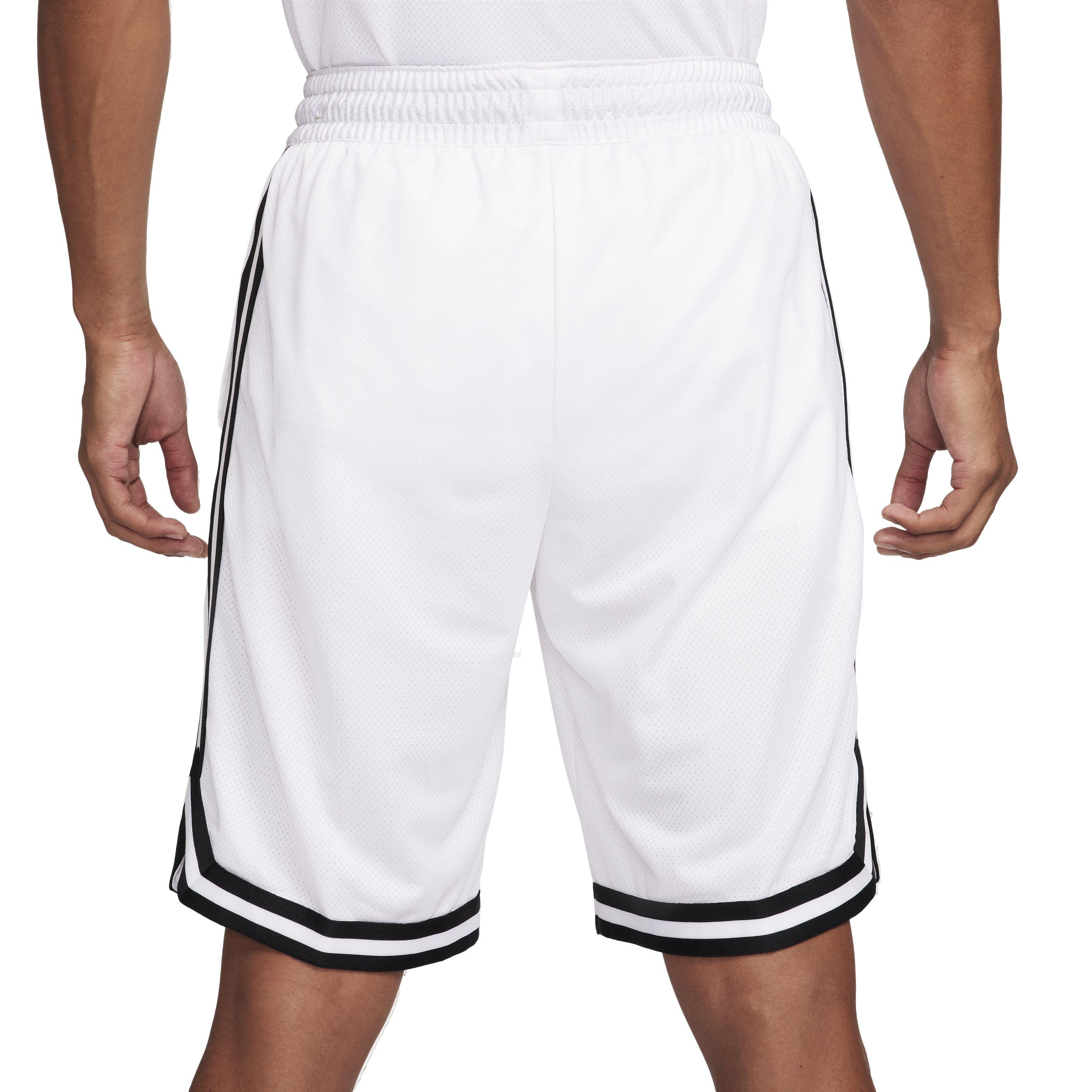 Nike Men's Dri-FIT DNA 10" Basketball Shorts - WHITE Thumbnail View 2