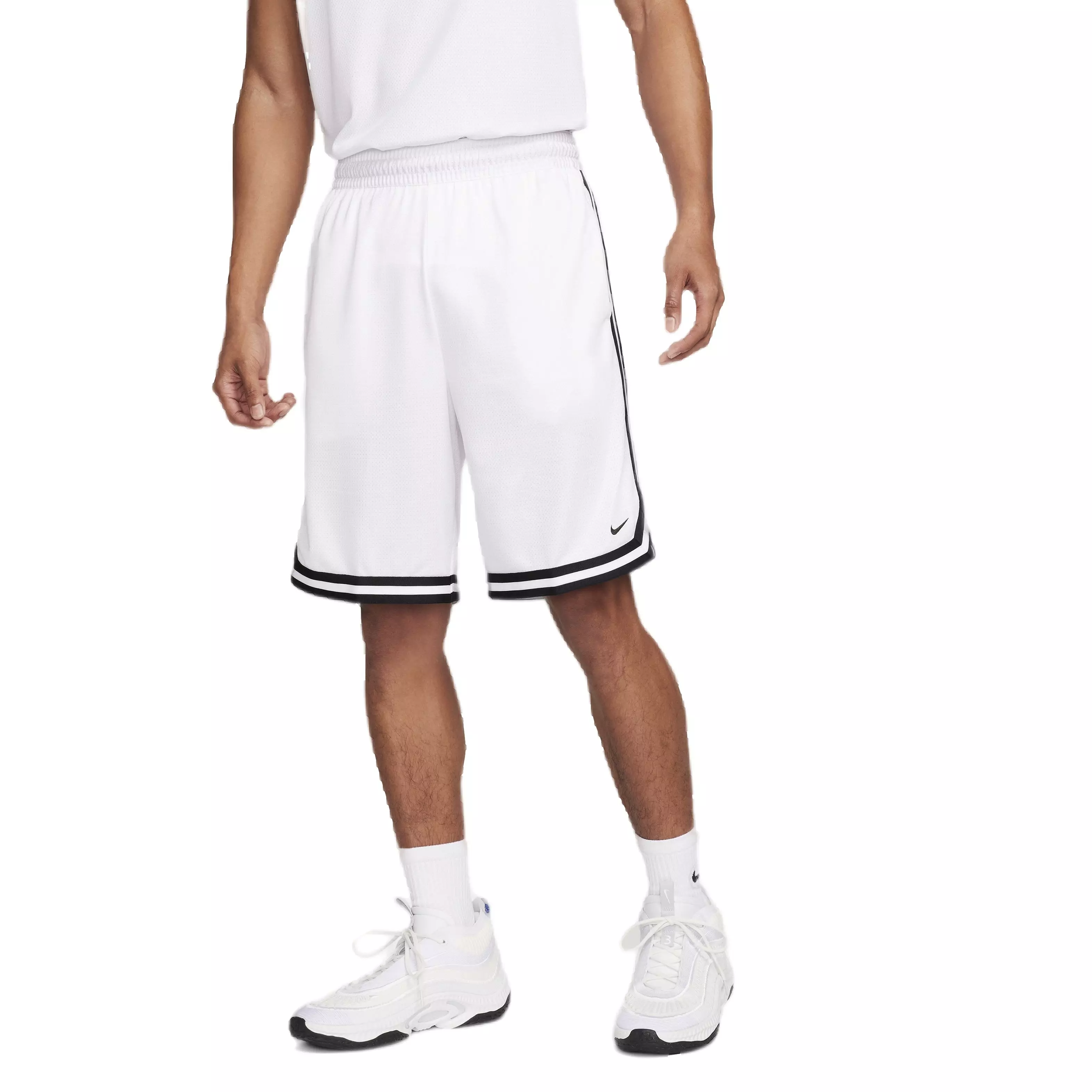 Nike Men's DNA Dri-FIT 10" Basketball Shorts - WHITE