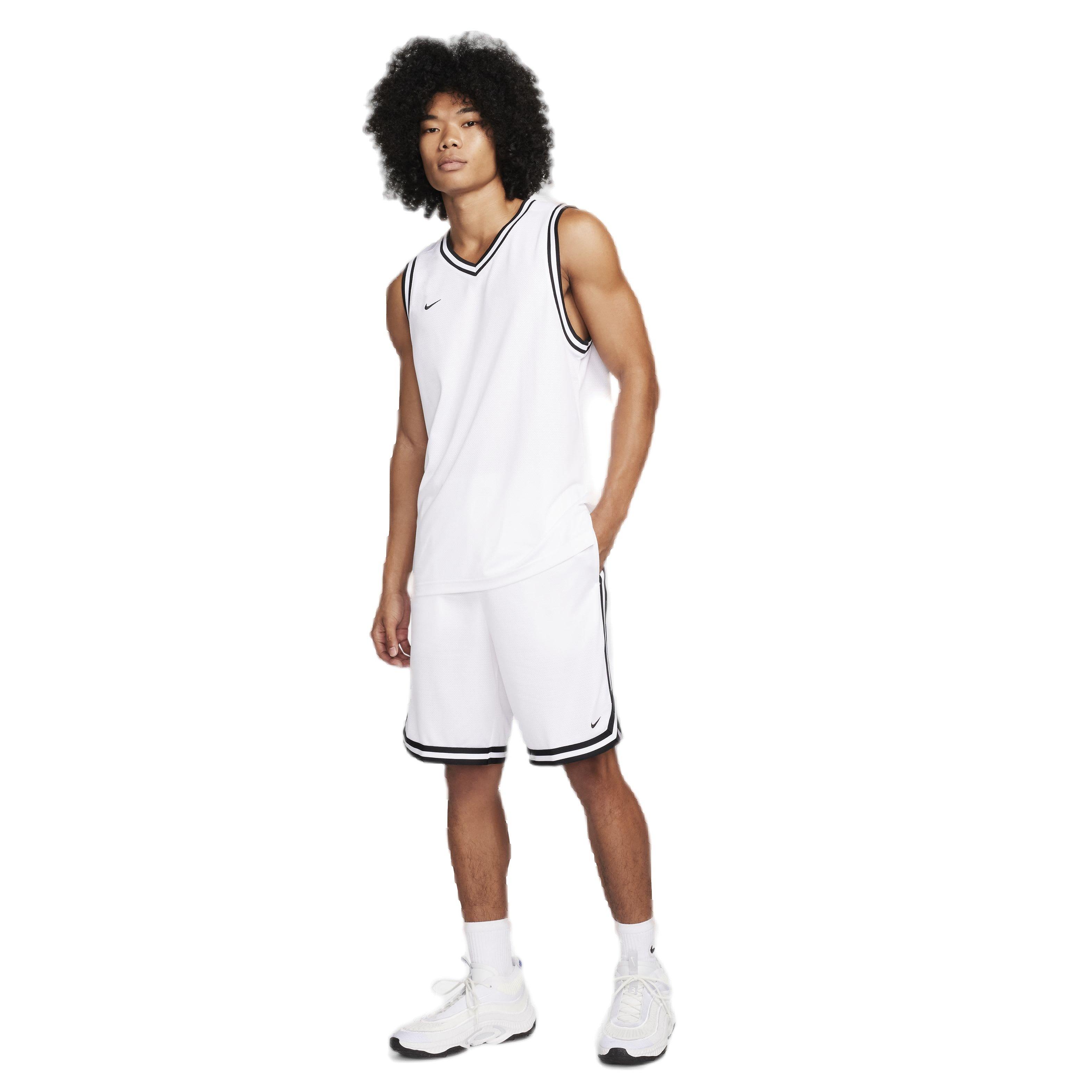 Nike Men's DNA Dri-FIT 10" Basketball Shorts - WHITE Thumbnail View 7