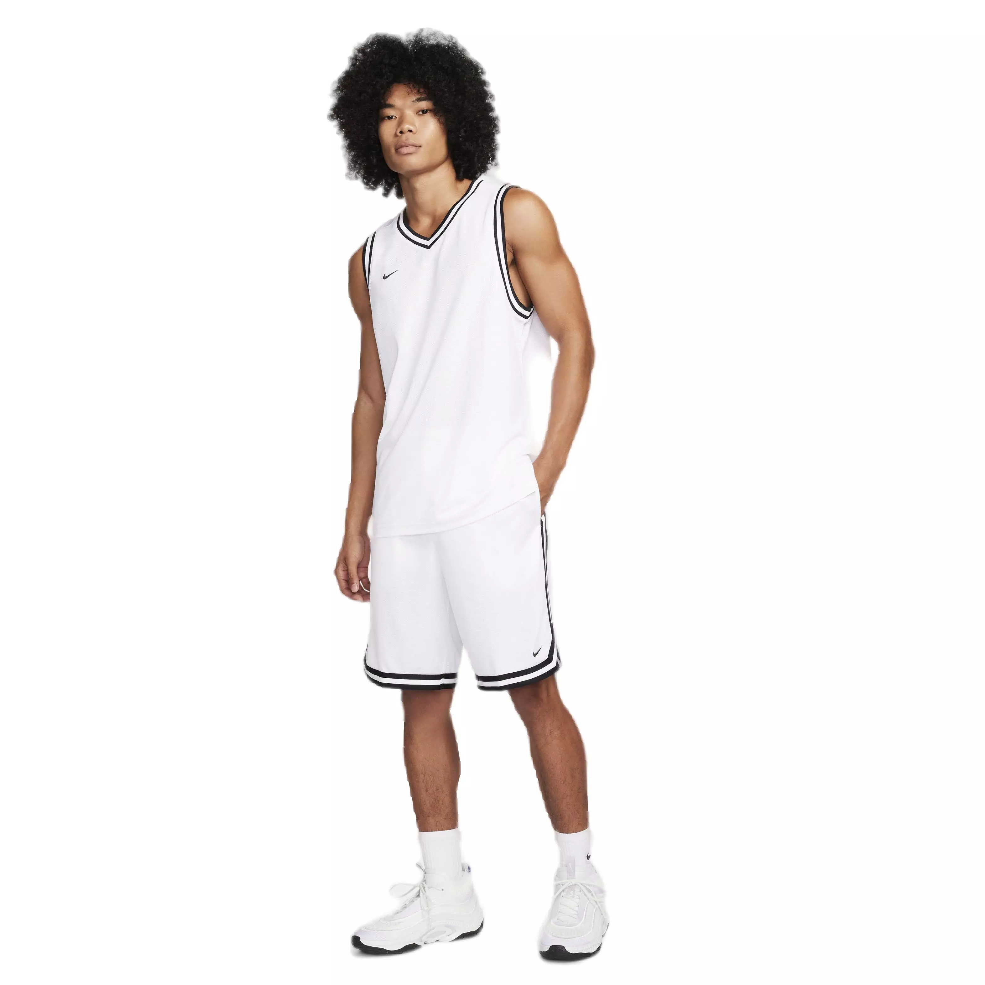 Nike Men's DNA Dri-FIT 10" Basketball Shorts - WHITE