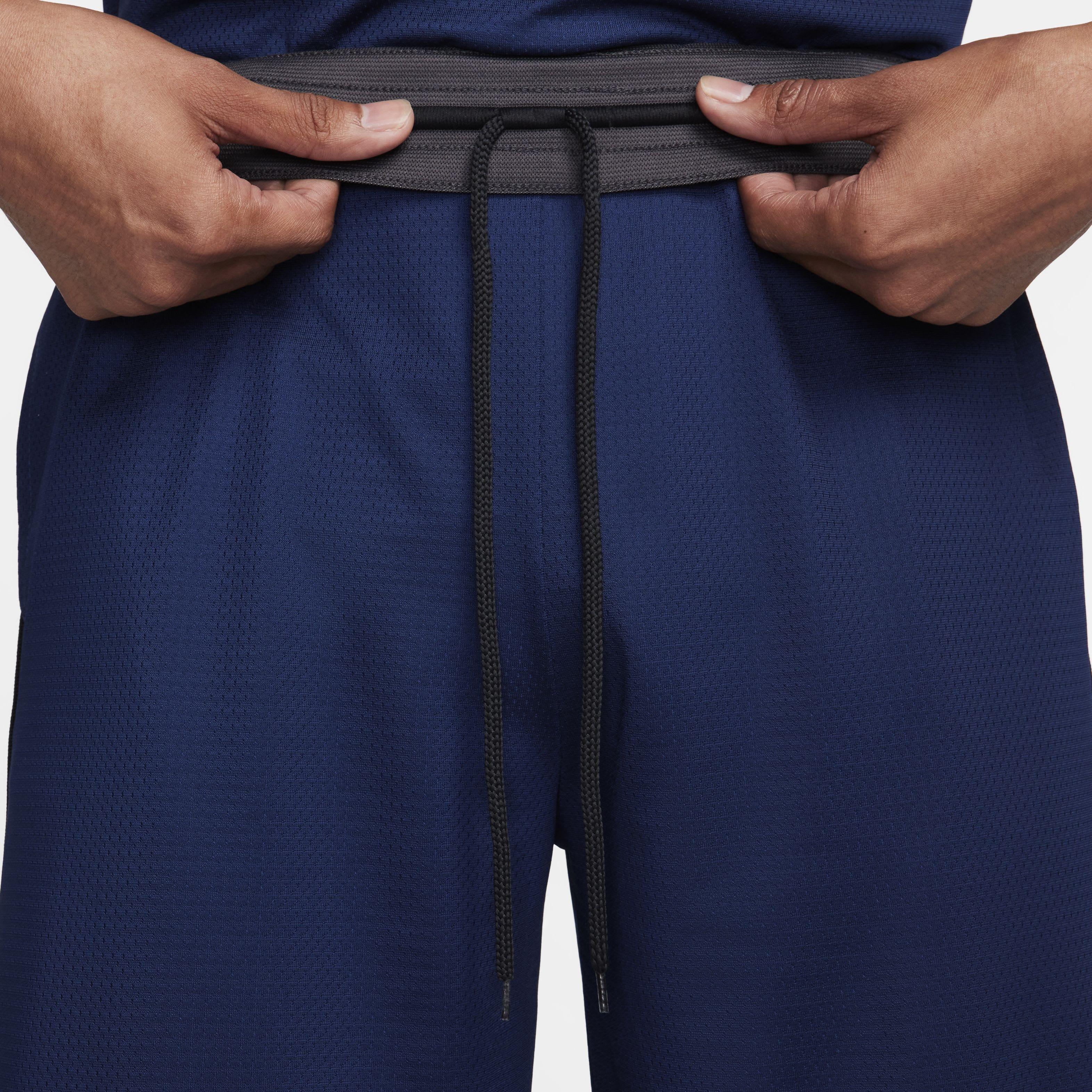 Nike Men's DNA Dri-FIT 10" Basketball Shorts - BLUE Thumbnail View 4