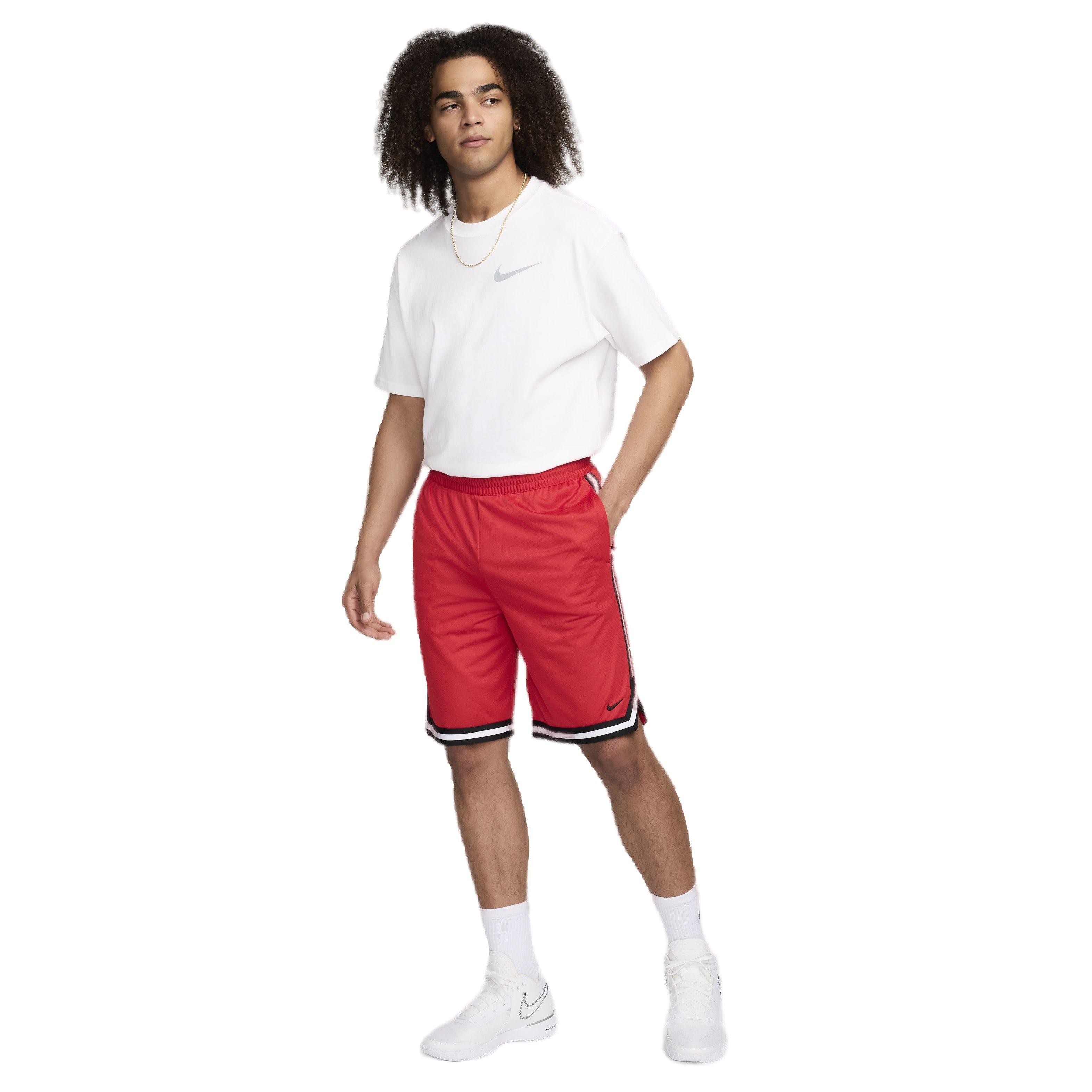 Nike Men's Dri-FIT DNA 10" Basketball Shorts - RED Thumbnail View 8