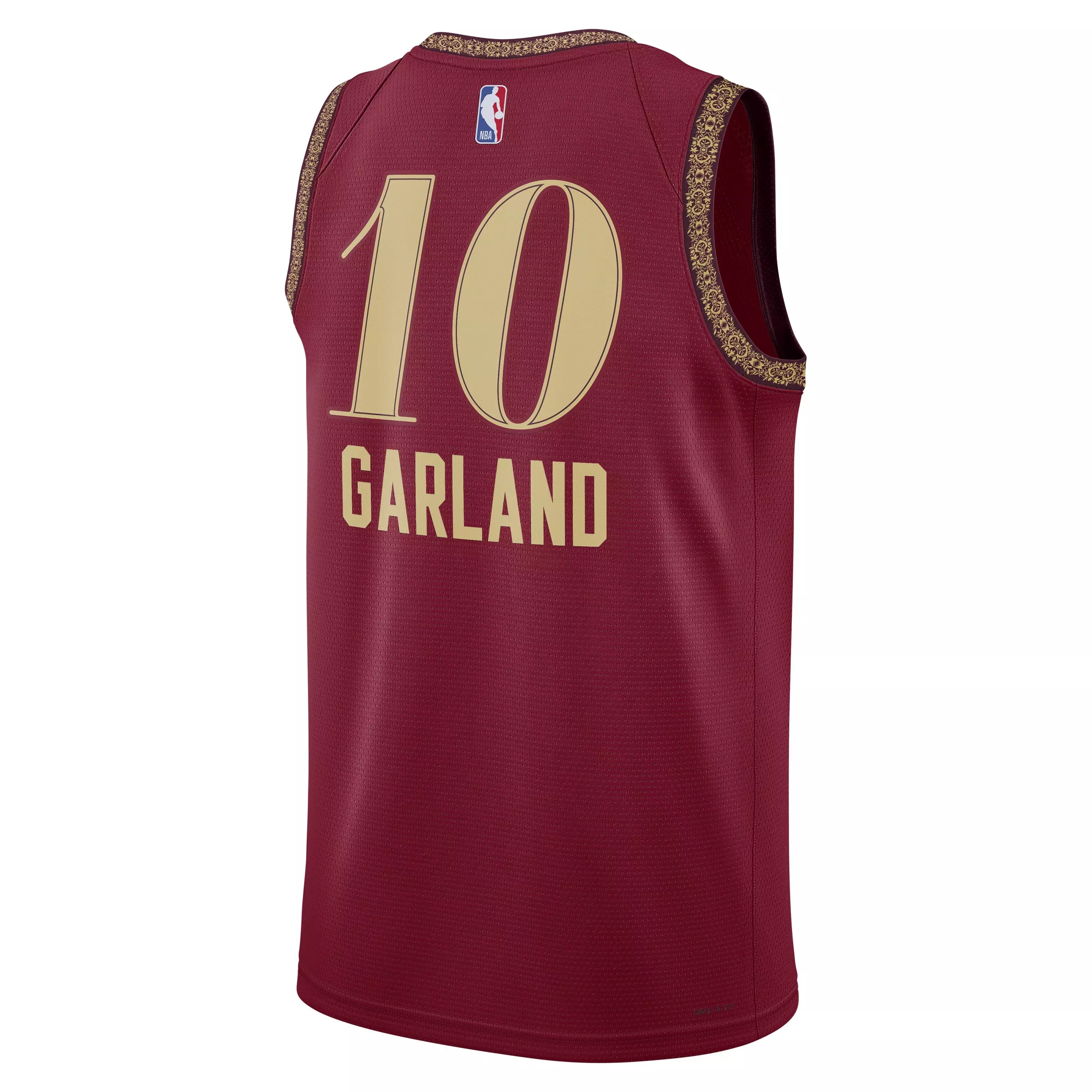 Nike Men's Dri-FIT NBA Cavaliers Darius Garland Swingman Jersey 2023/24 City Edition -Crimson - CRIMSON