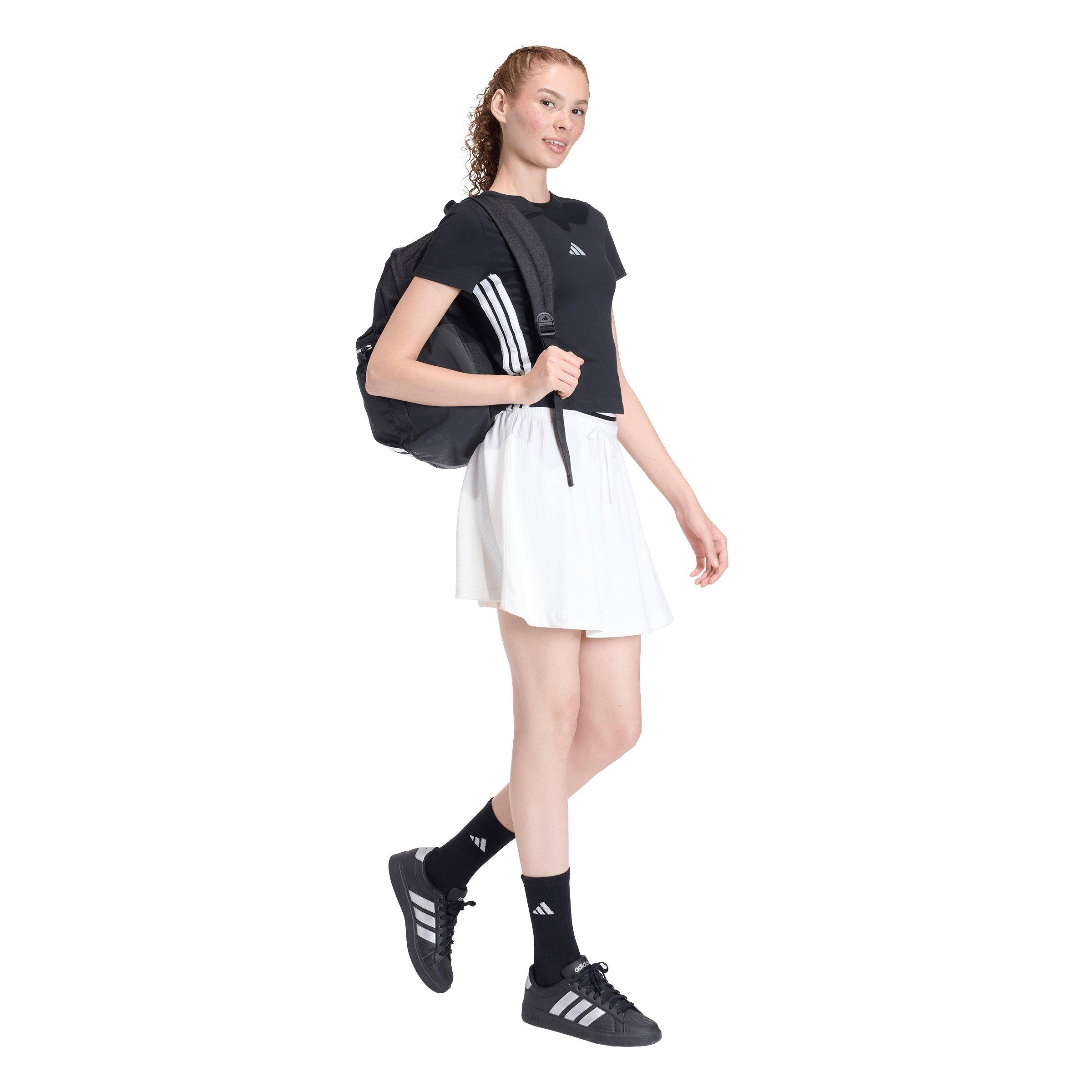 adidas Women's ALL SZN Rib Skirt - Off-White - OFF-WHITE Thumbnail View 5