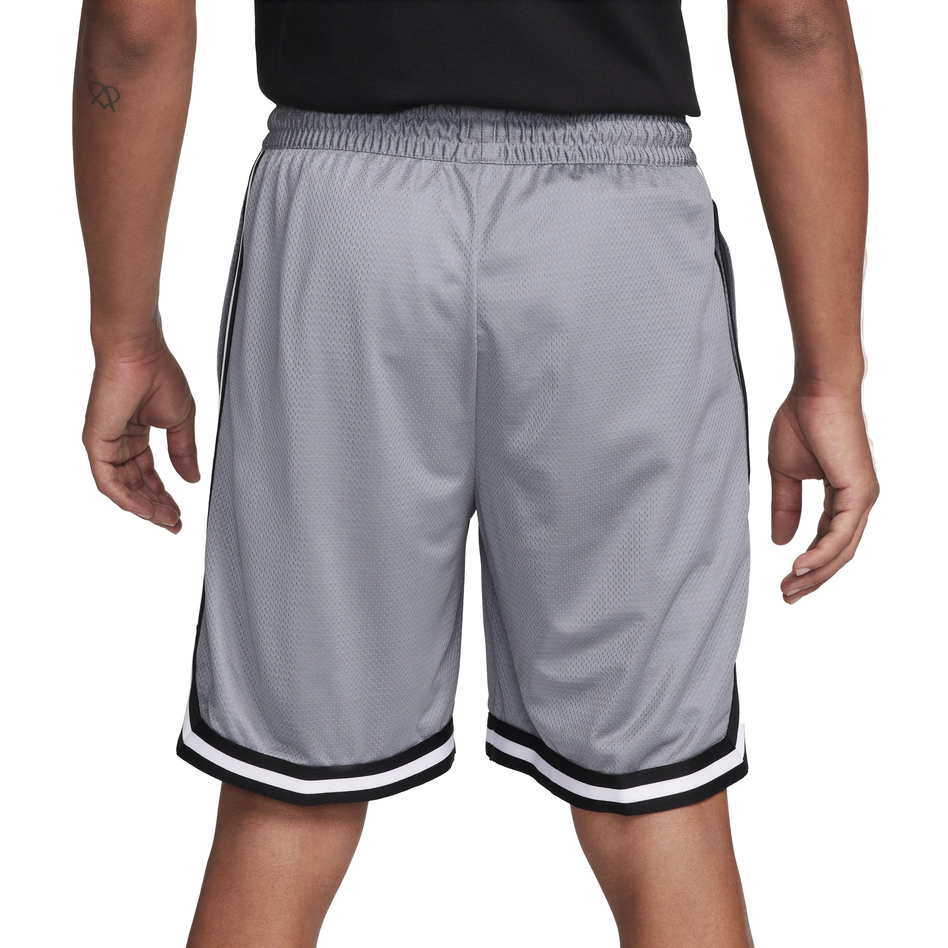 Nike Men's DNA Dri-FIT 8" Basketball Shorts - GREY Thumbnail View 2