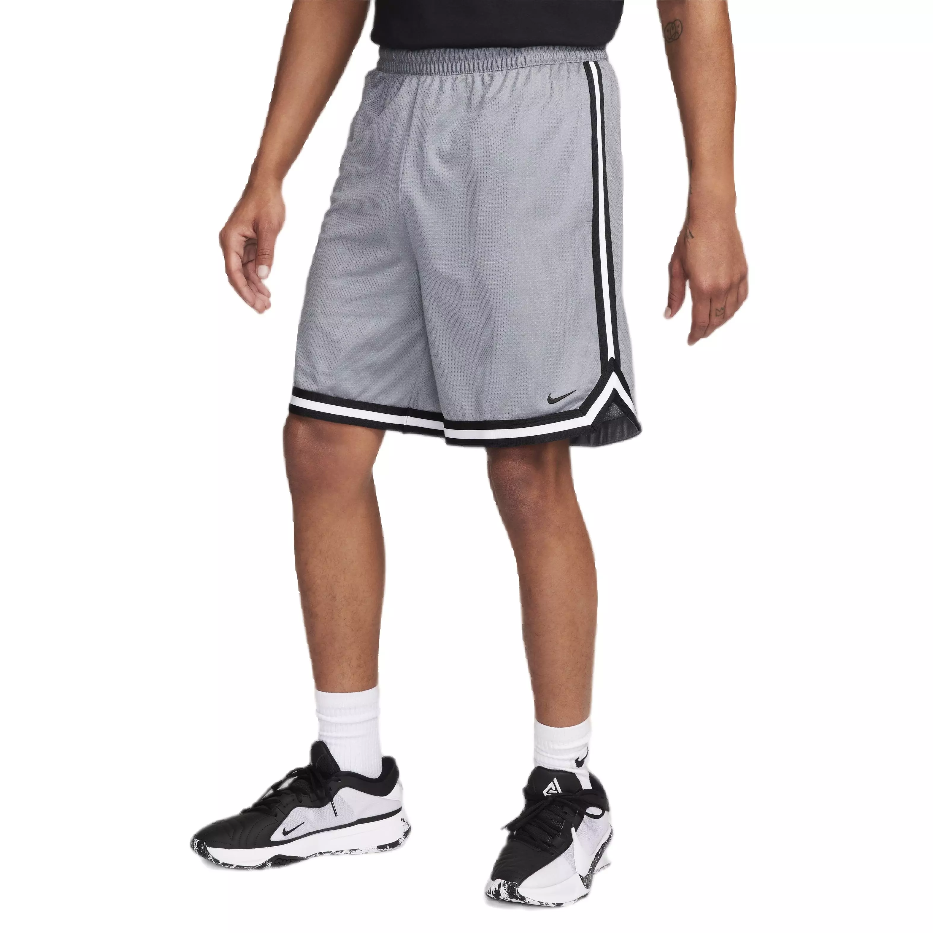 Nike Men's DNA Dri-FIT 8" Basketball Shorts - GREY