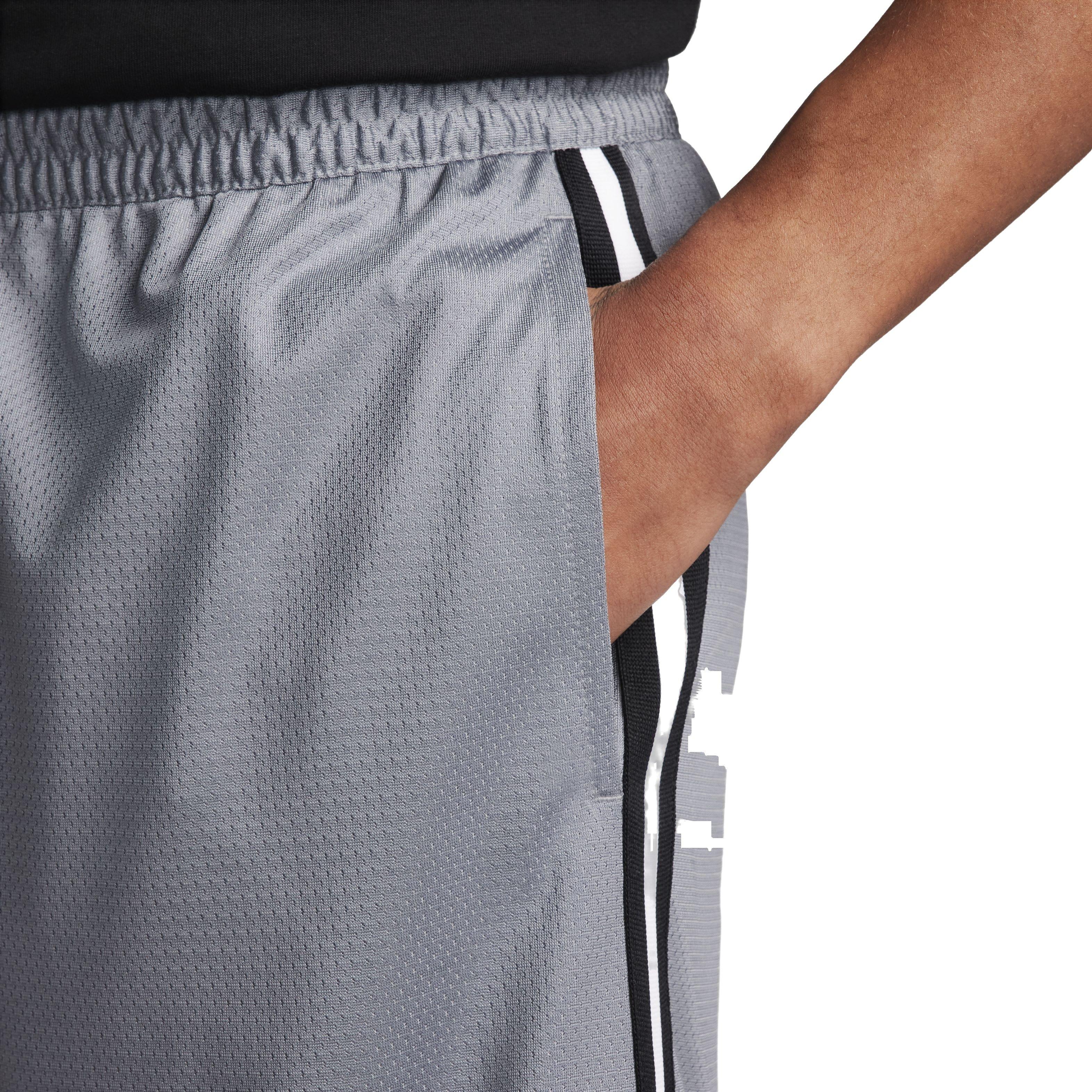 Nike Men's DNA Dri-FIT 8" Basketball Shorts - GREY Thumbnail View 5