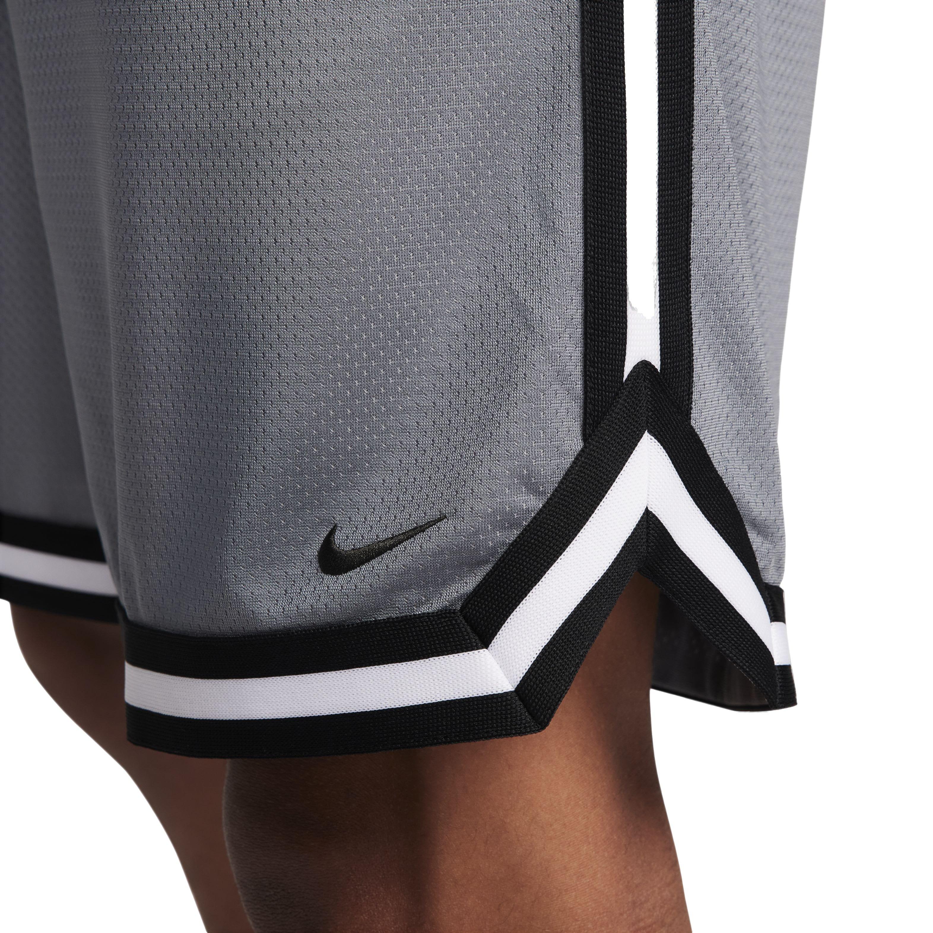 Nike Men's DNA Dri-FIT 8" Basketball Shorts - GREY Thumbnail View 7