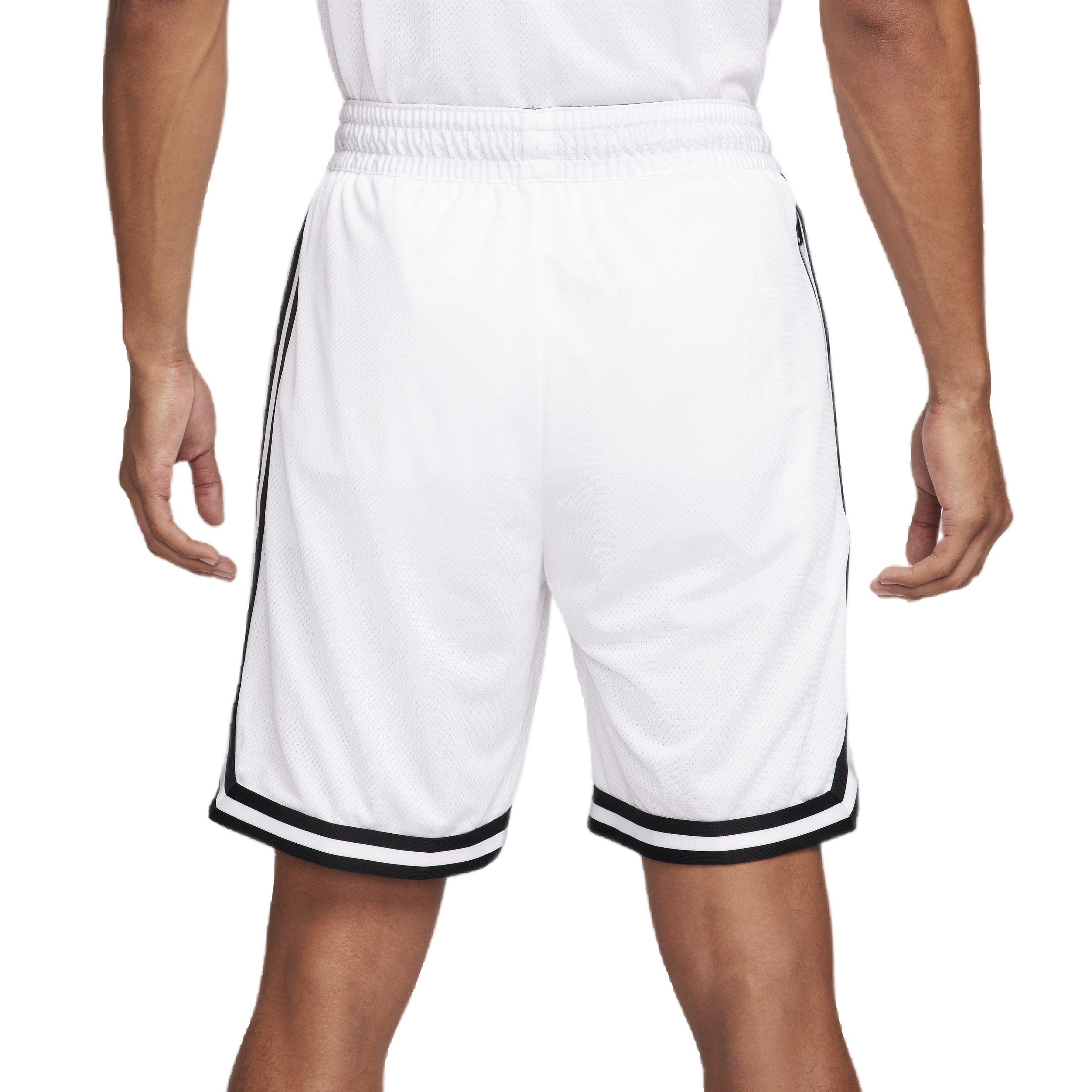 Nike Men's DNA Dri-FIT 8" Basketball Shorts - WHITE Thumbnail View 2