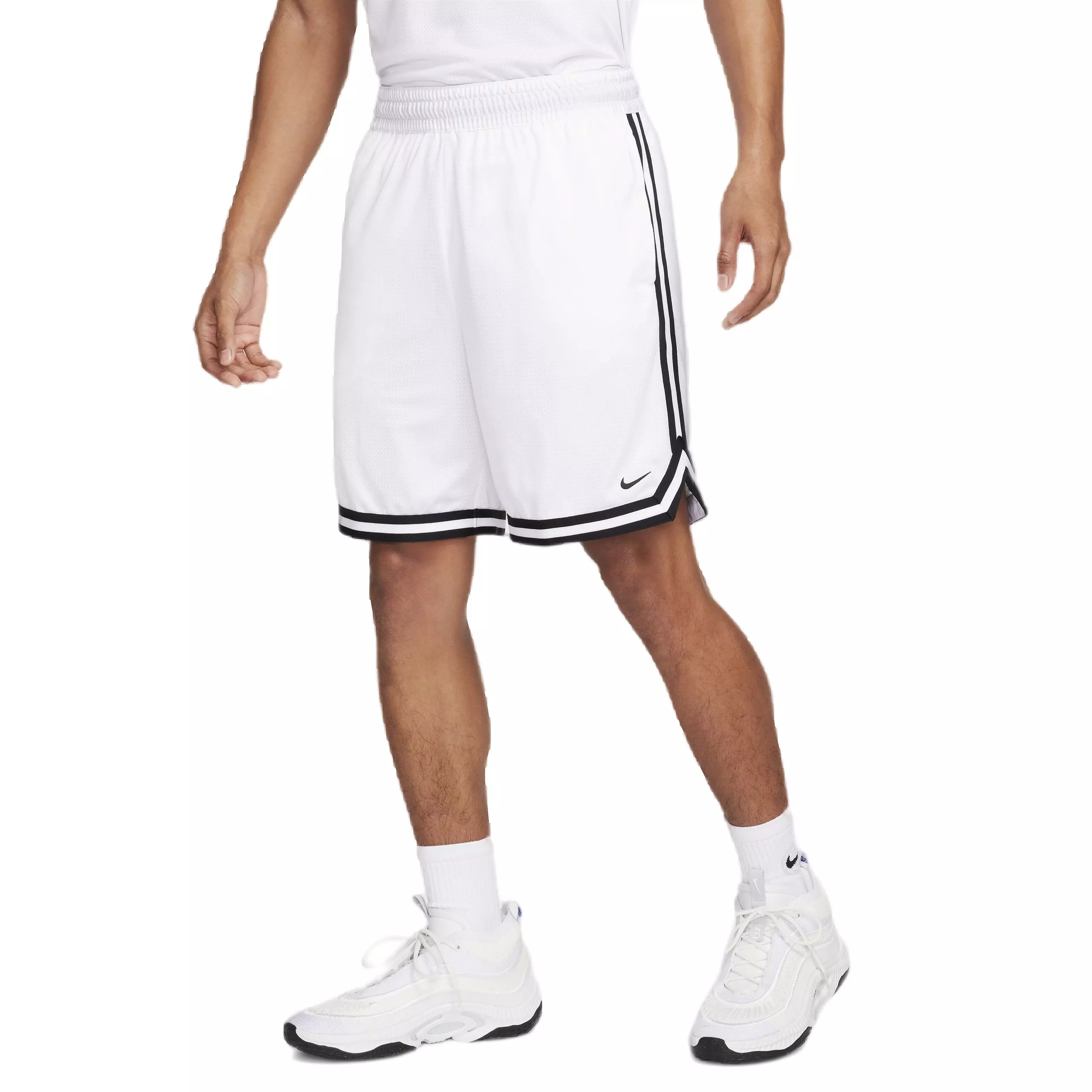 Nike Men's DNA Dri-FIT 8" Basketball Shorts - WHITE