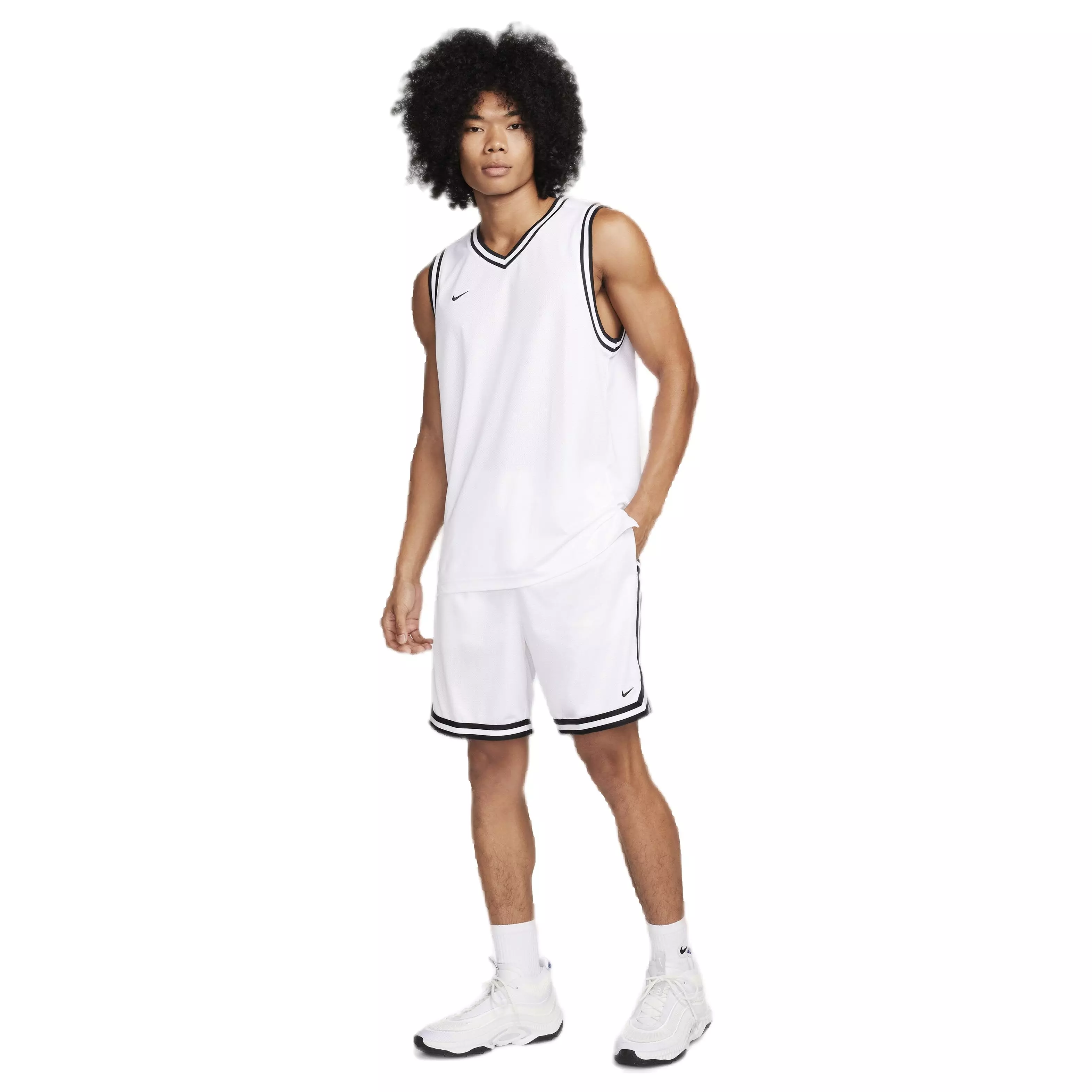 Nike Men's DNA Dri-FIT 8" Basketball Shorts - WHITE