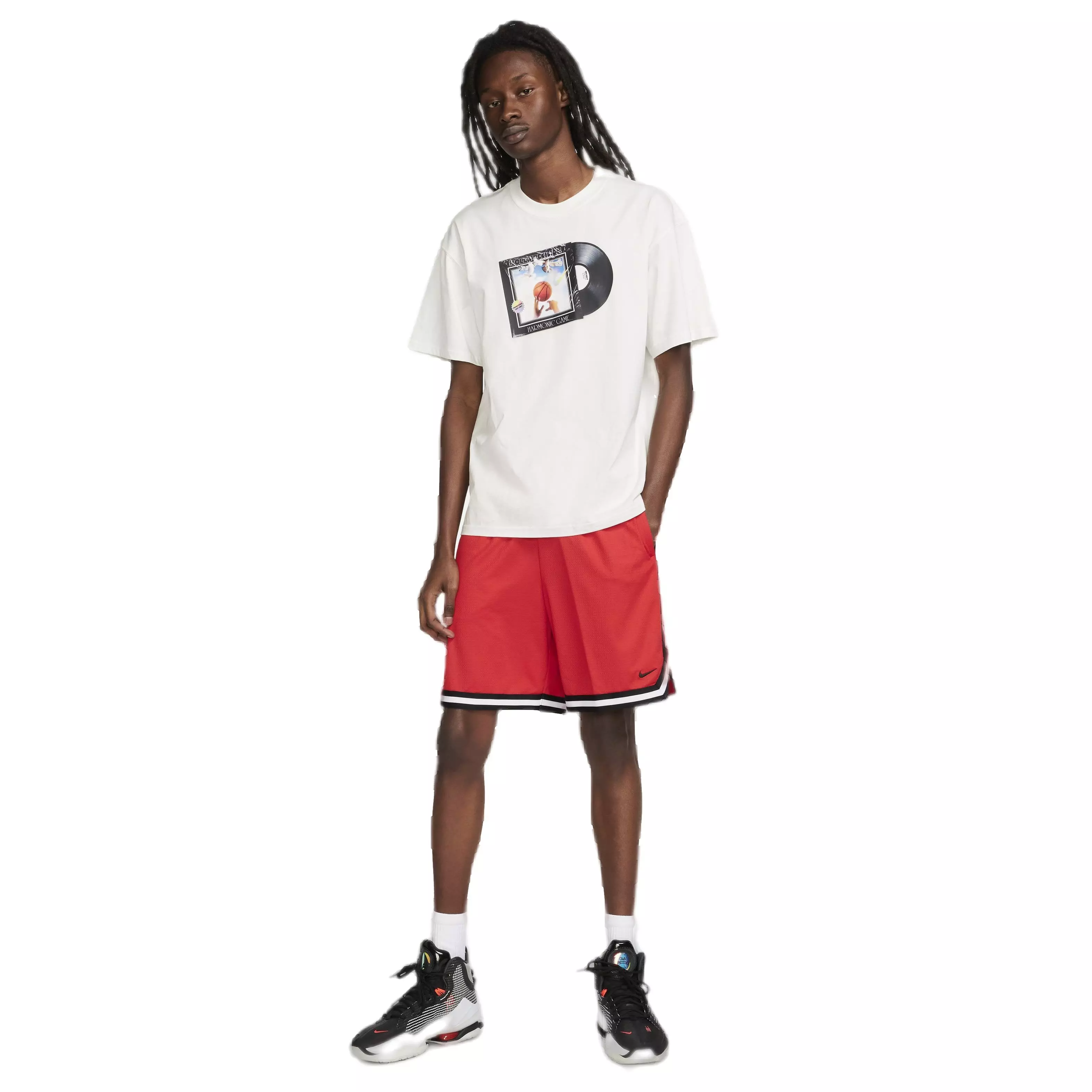 Nike Men's DNA Dri-FIT 8" Basketball Shorts - RED