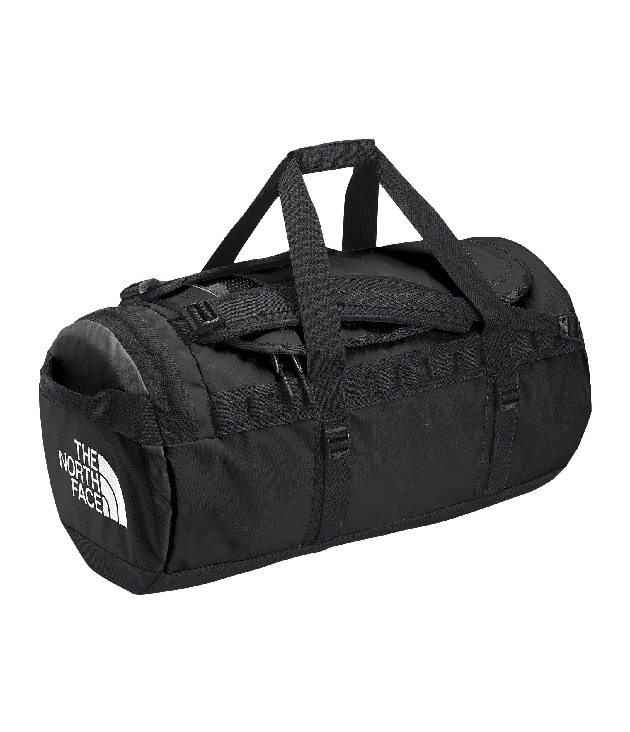 The North Face Base Camp Duffel M - Black/White - BLACK/WHITE Thumbnail View 3