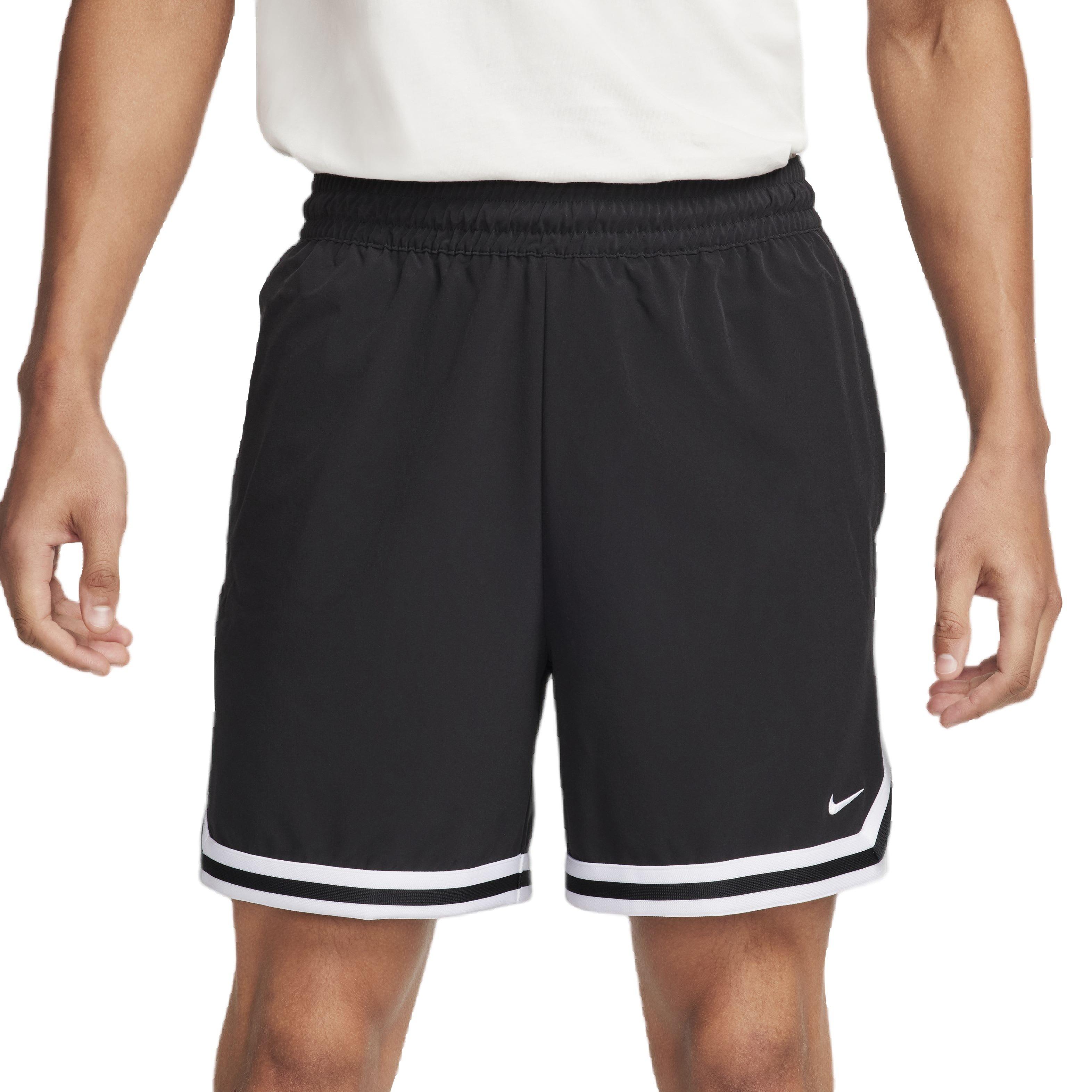 Nike Men's DNA Dri-FIT 6" UV Woven Basketball Shorts - BLACK Thumbnail View 1