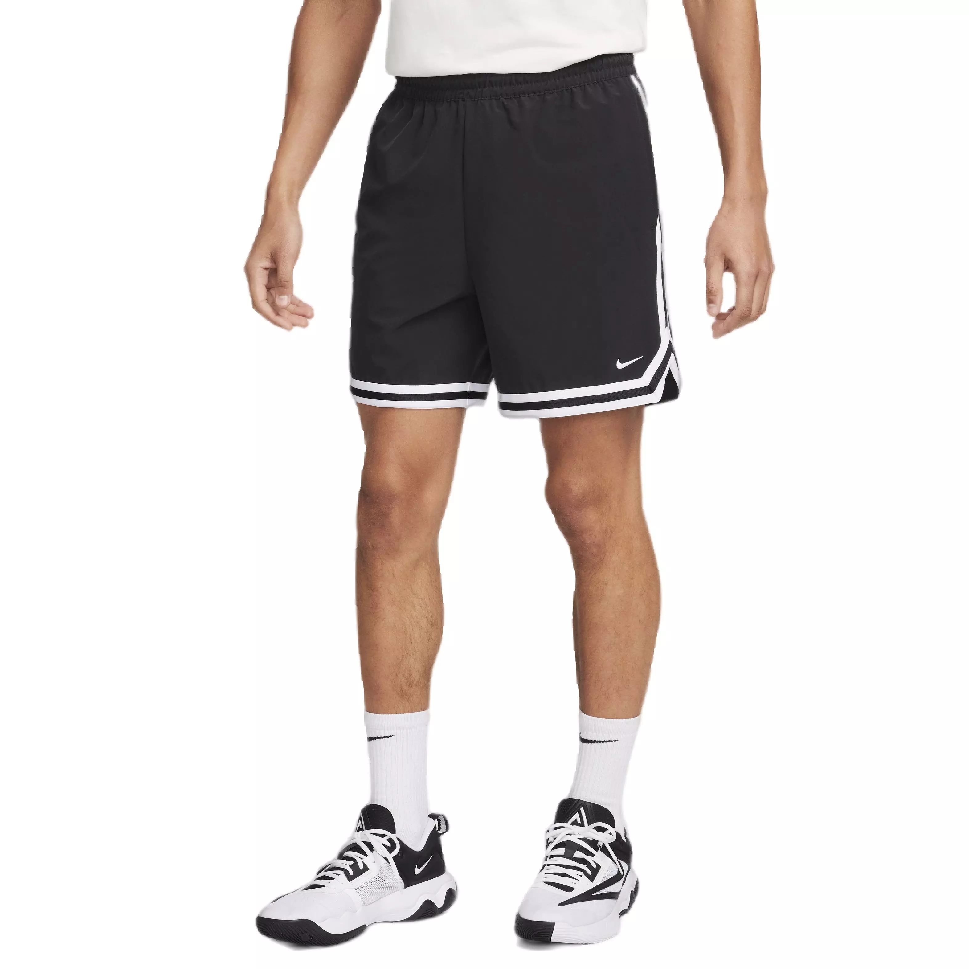 Nike Men's DNA Dri-FIT 6" UV Woven Basketball Shorts - BLACK