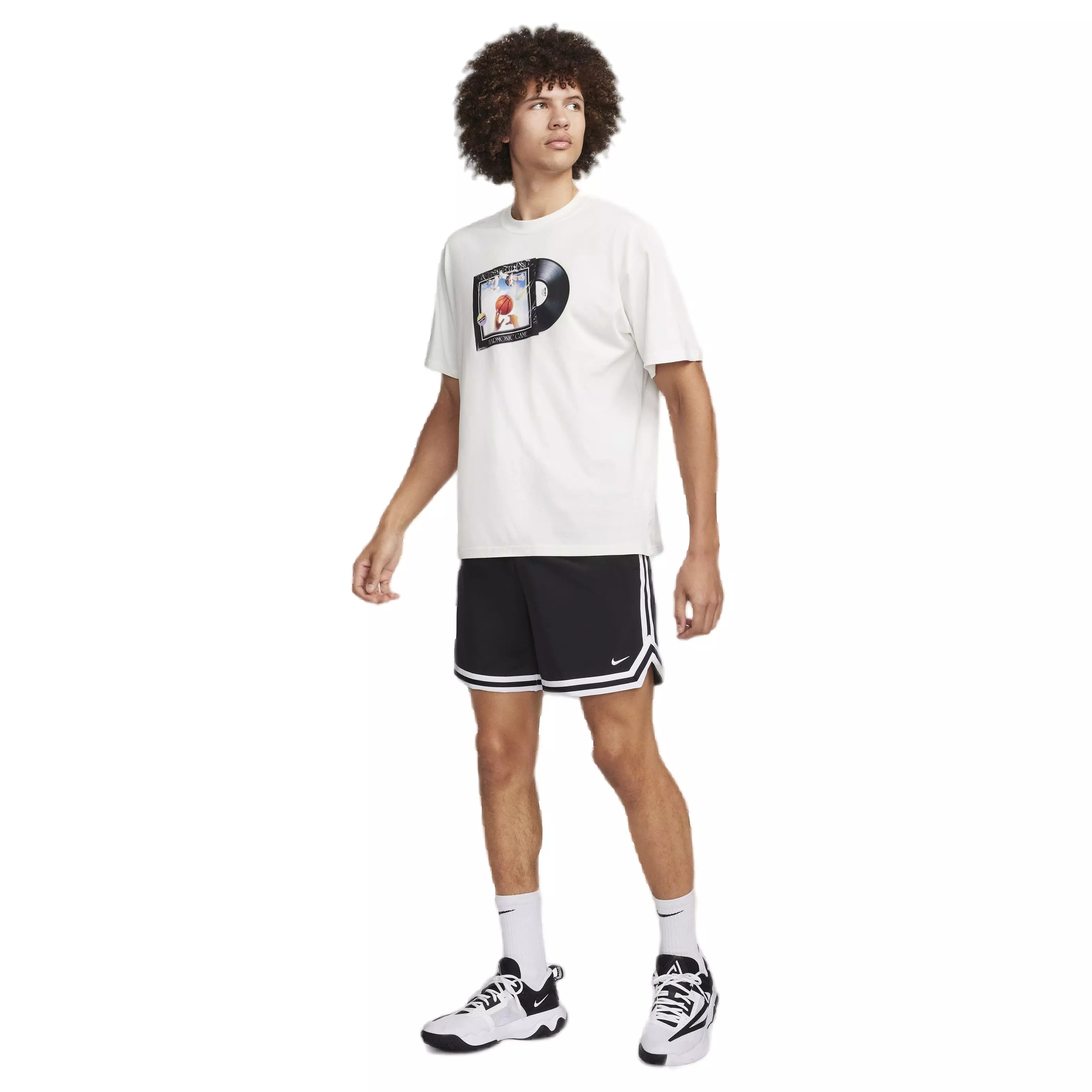 Nike Men's DNA Dri-FIT 6" UV Woven Basketball Shorts - BLACK