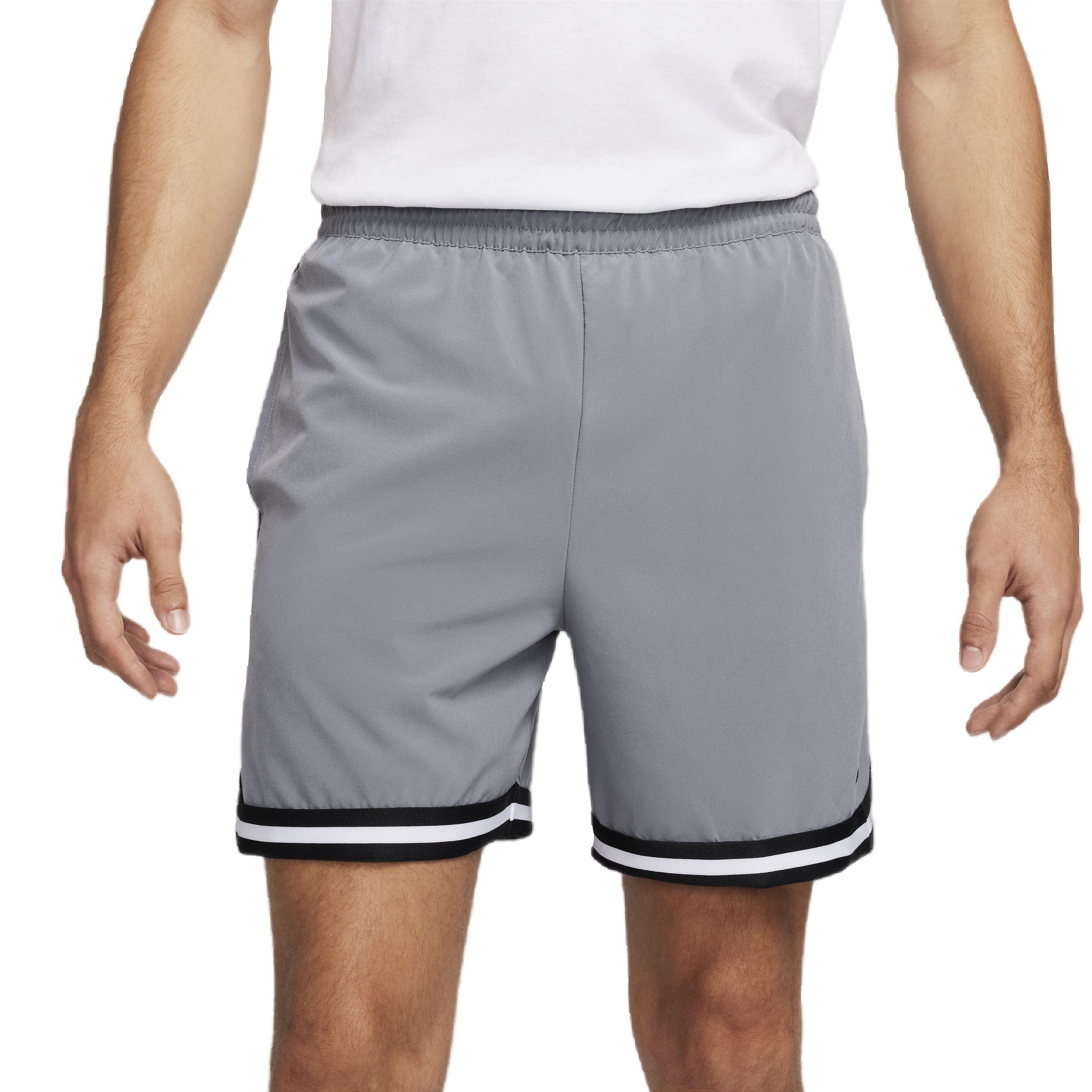 Nike Men's DNA Dri-FIT 6" UV Woven Basketball Shorts - GREY Thumbnail View 1