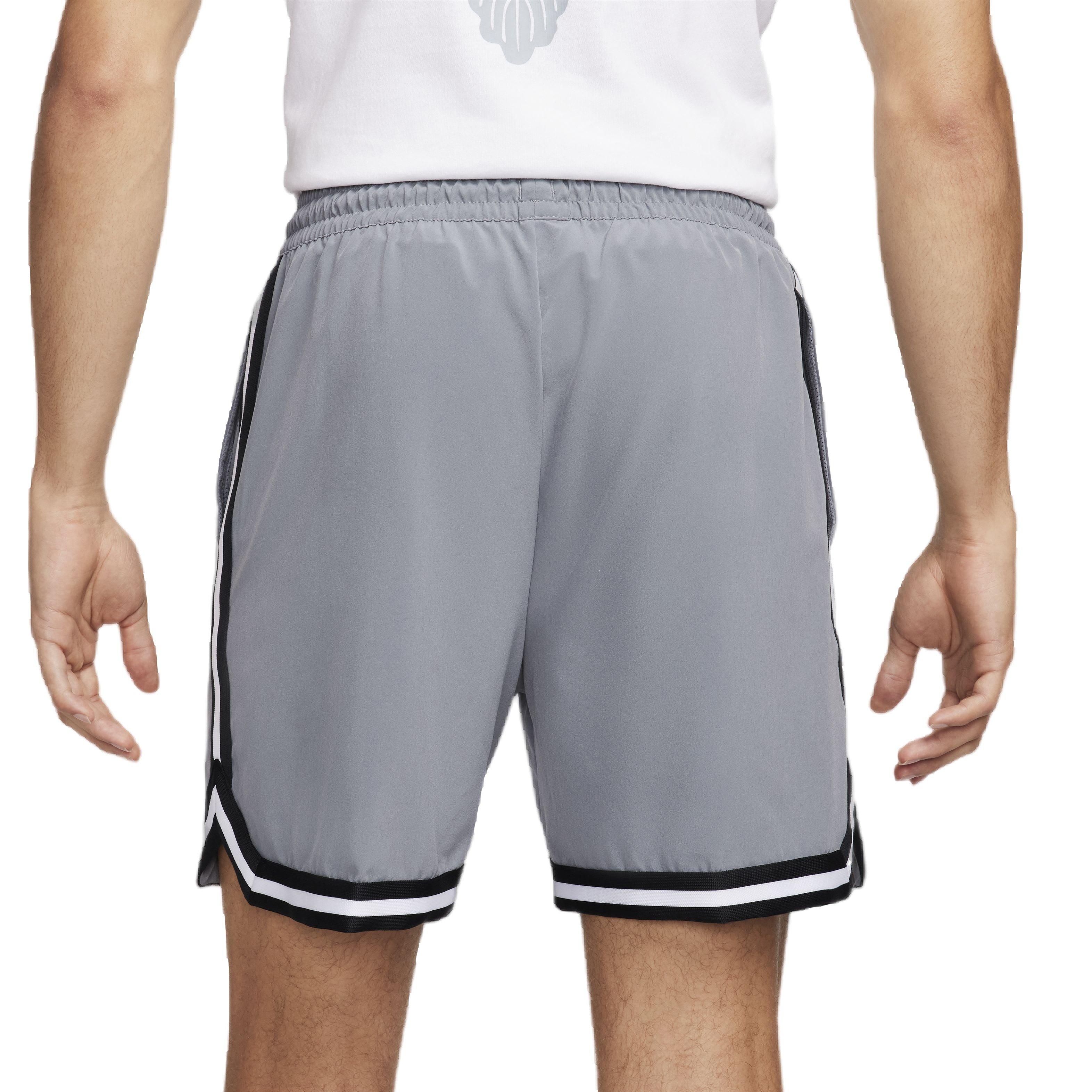 Nike Men's DNA Dri-FIT 6" UV Woven Basketball Shorts - GREY Thumbnail View 2