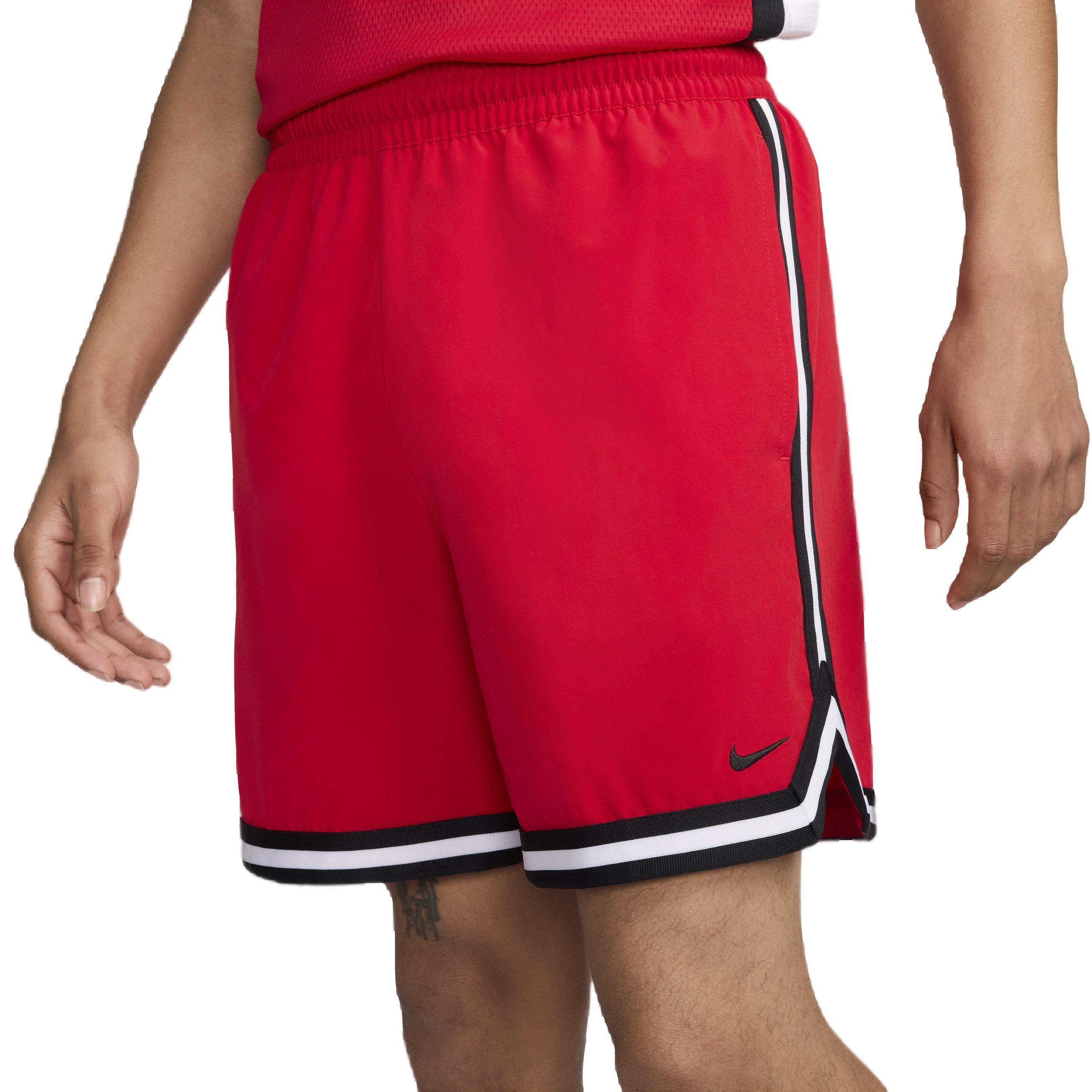 Nike Men's DNA Dri-FIT 6" UV Woven Basketball Shorts - RED Thumbnail View 1