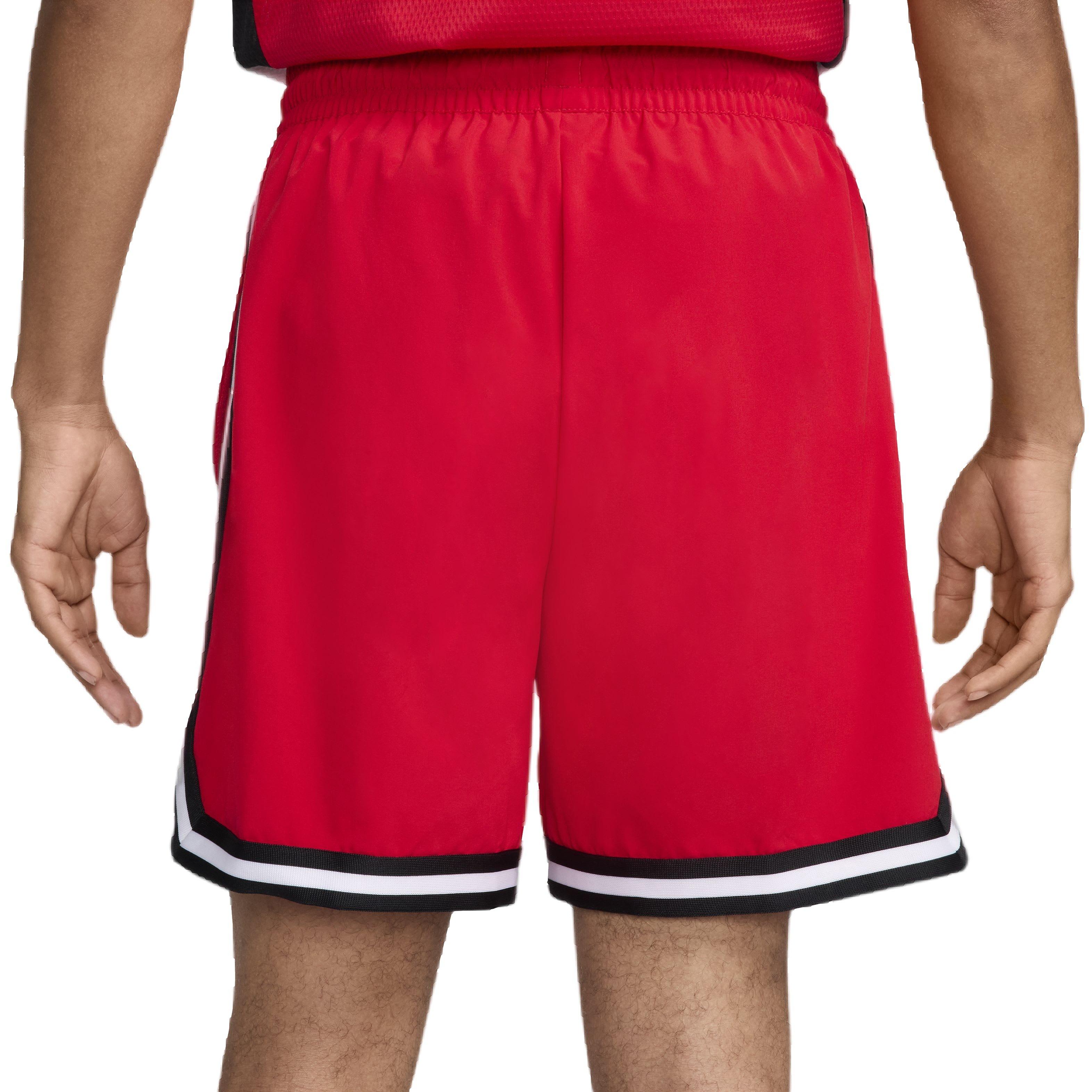 Nike Men's DNA Dri-FIT 6" UV Woven Basketball Shorts - RED Thumbnail View 2