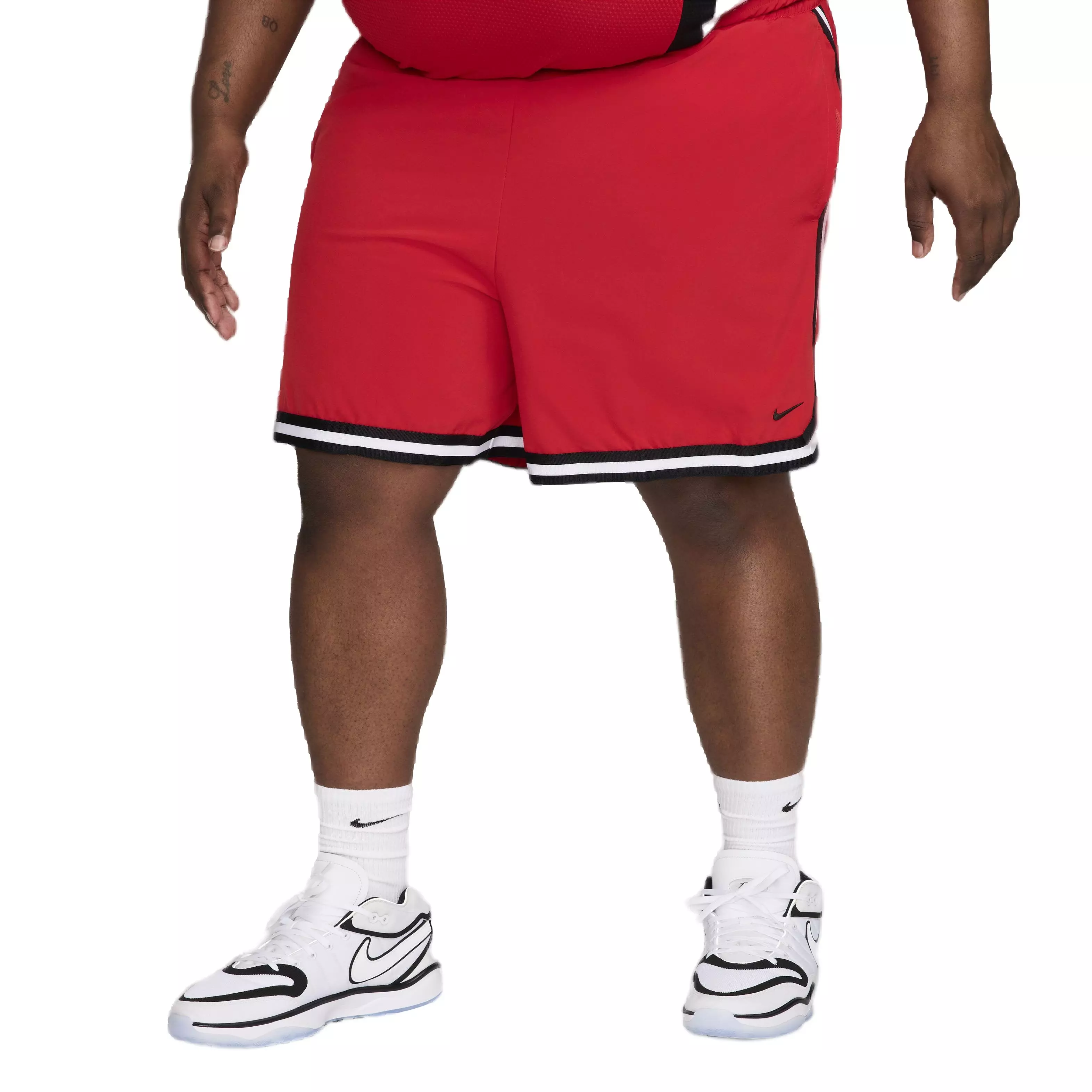 Nike Men's DNA Dri-FIT 6" UV Woven Basketball Shorts - RED
