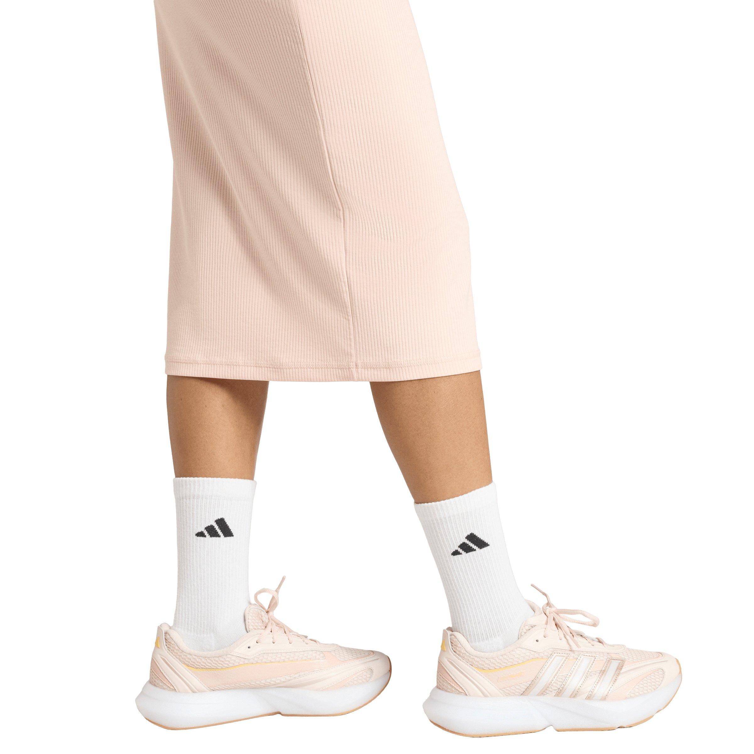 adidas Women's All SZN Rib Dress - Lt Pink - LT PINK Thumbnail View 4