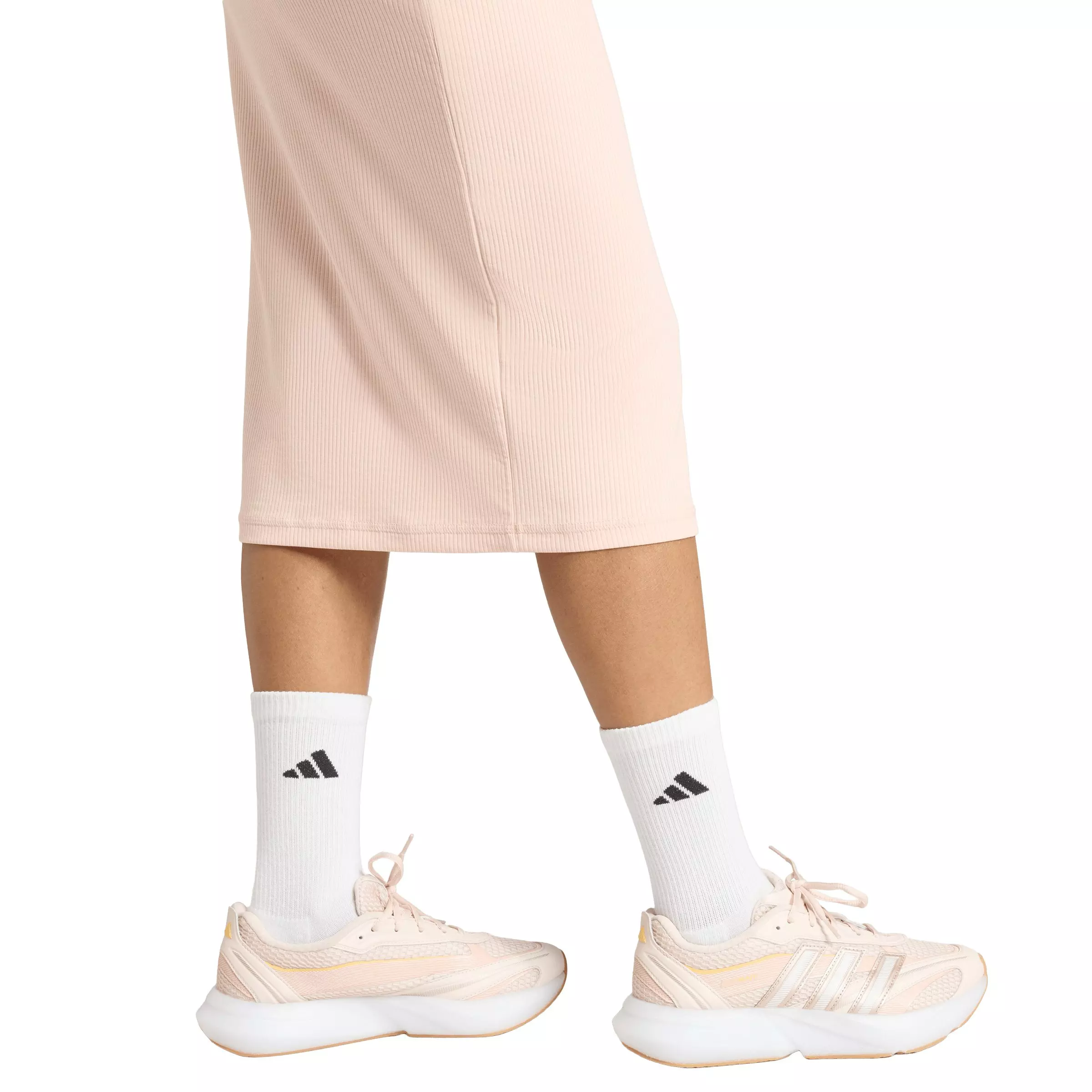 adidas Women's All SZN Rib Dress -Lt Pink - LT PINK