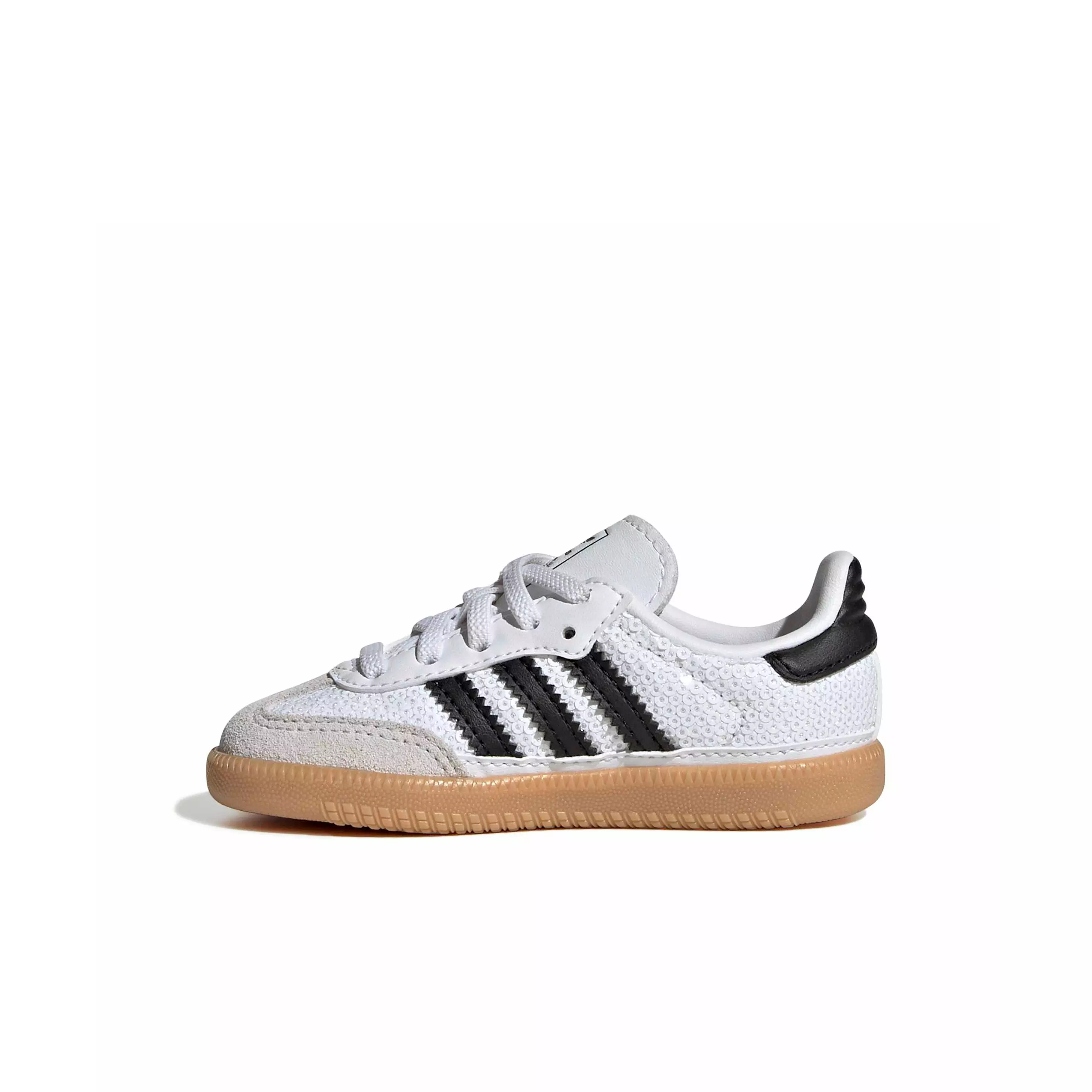 adidas Originals Samba OG CCEL "Ftwr White/Core Black/Grey One" Infant Girls' Shoe - WHITE/BLACK/GREY