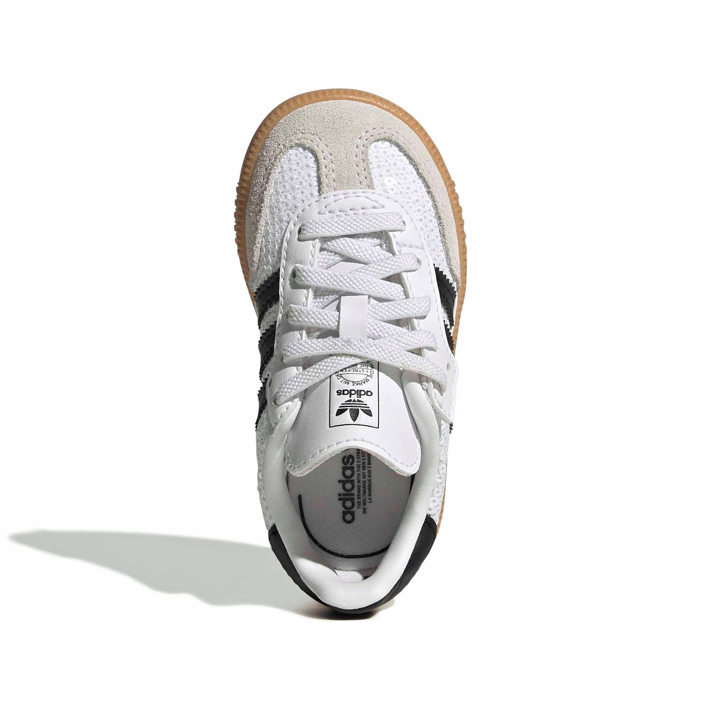 adidas Originals Samba OG CCEL "Ftwr White/Core Black/Grey One" Infant Girls' Shoe - WHITE/BLACK/GREY