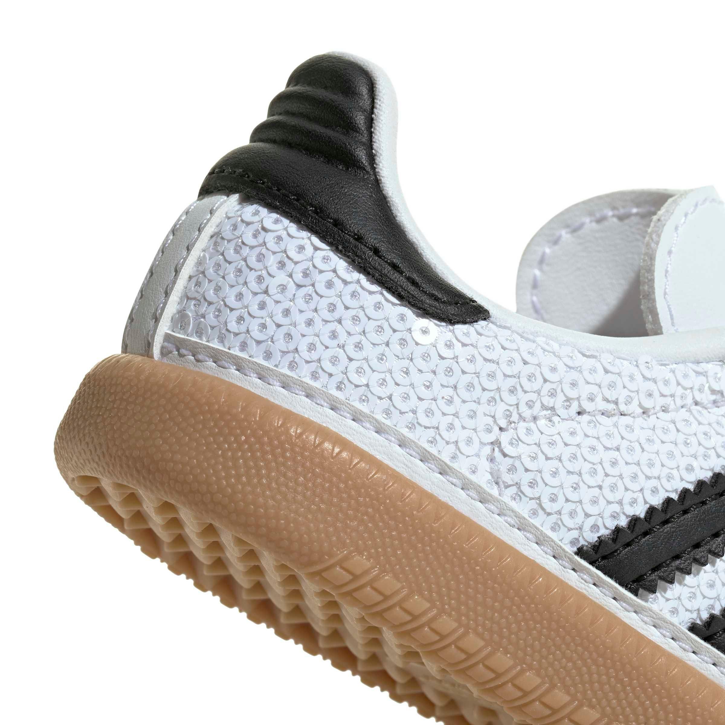 adidas Originals Samba OG CCEL "Ftwr White/Core Black/Grey One" Infant Girls' Shoe - WHITE/BLACK/GREY