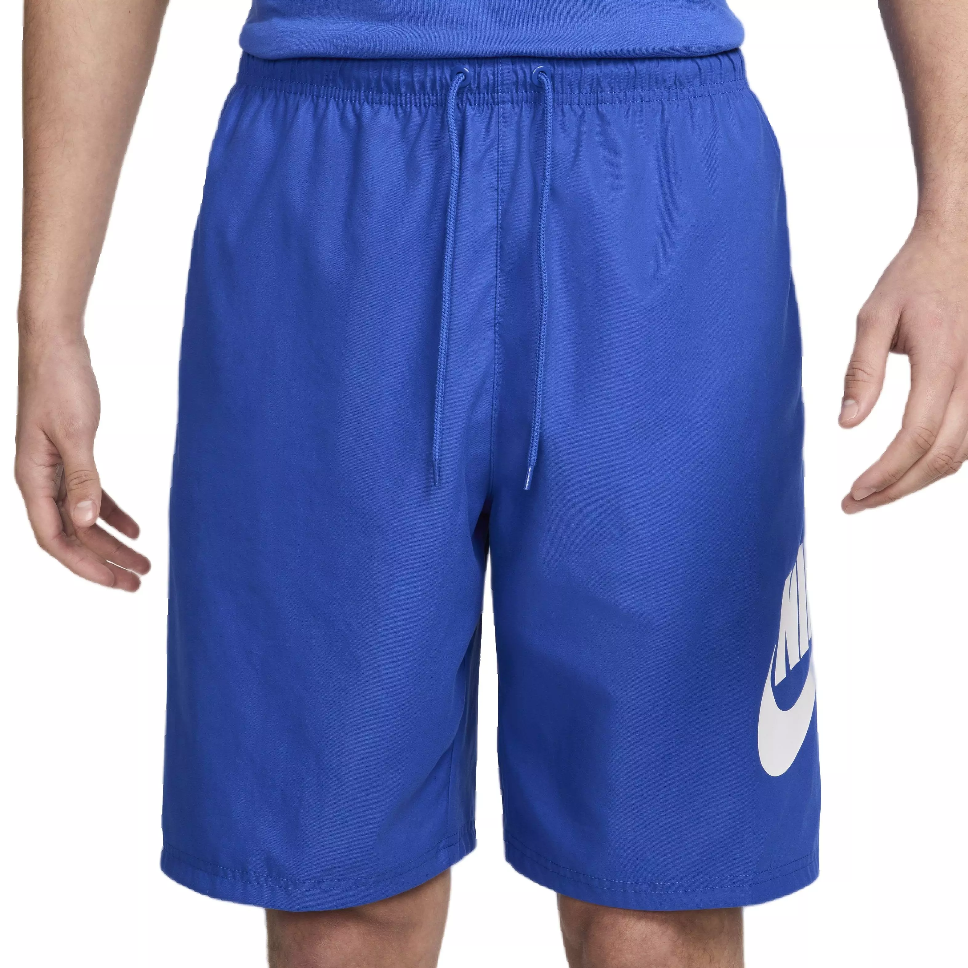 Nike Men's Club Woven Shorts - Blue - BLUE