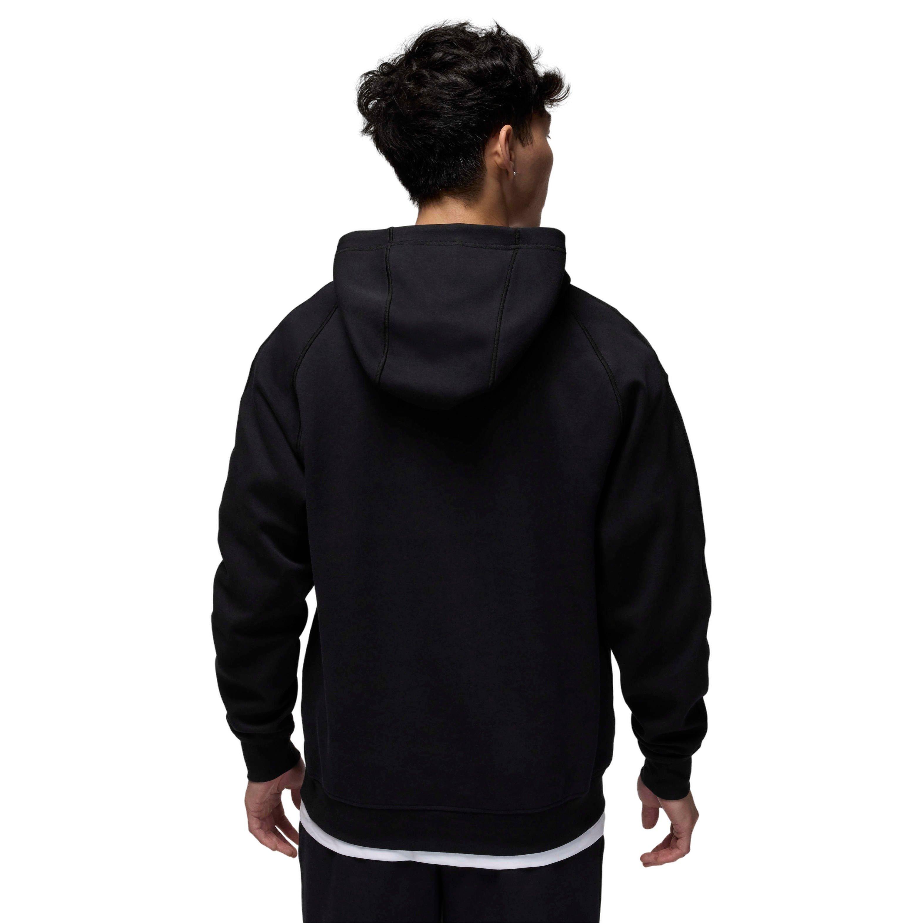 Jordan Men's Sport Hoop Fleece Dri-FIT Pullover Hoodie - Black - BLACK Thumbnail View 2