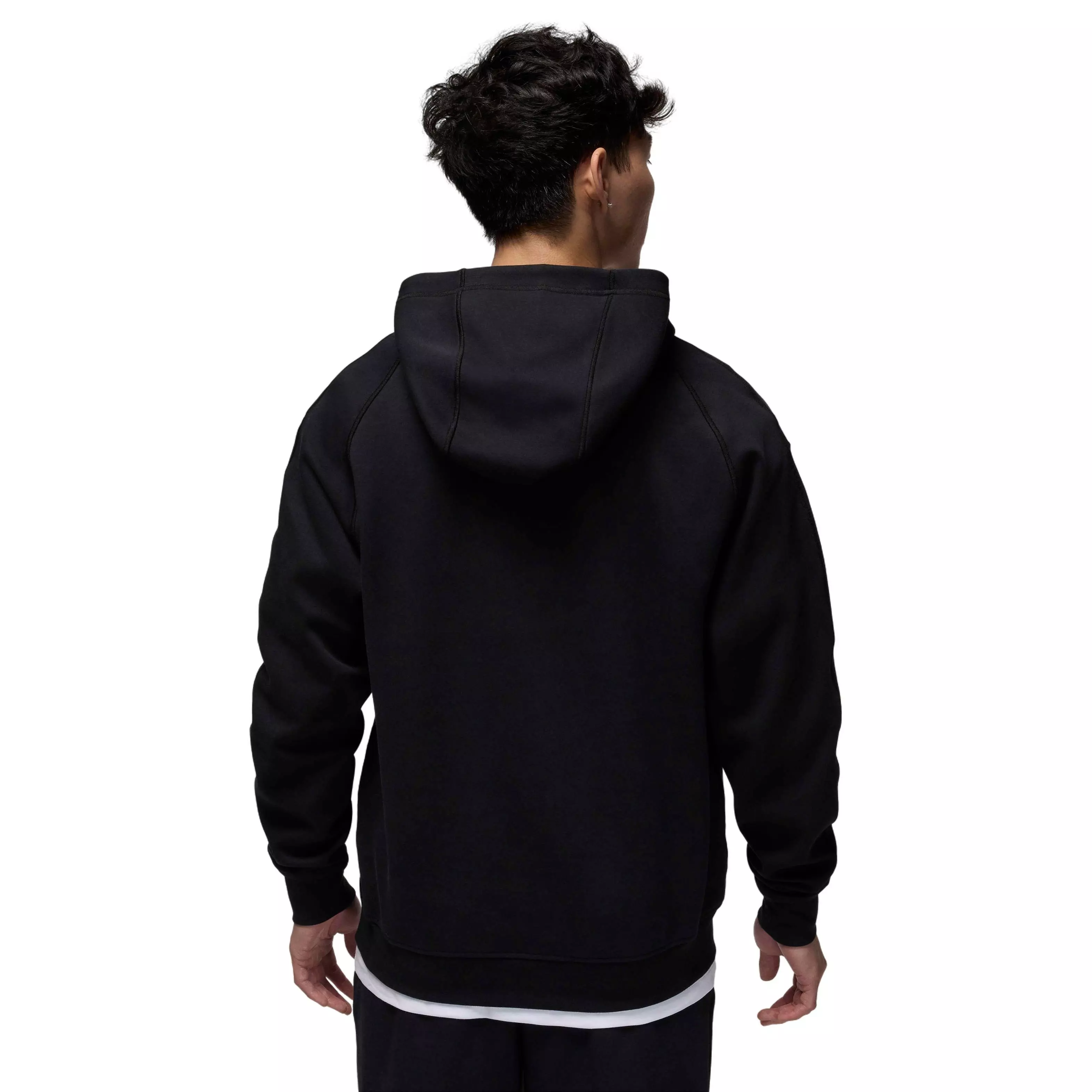 Jordan Men's Sport Hoop Fleece Dri-FIT Pullover Hoodie - Black - BLACK