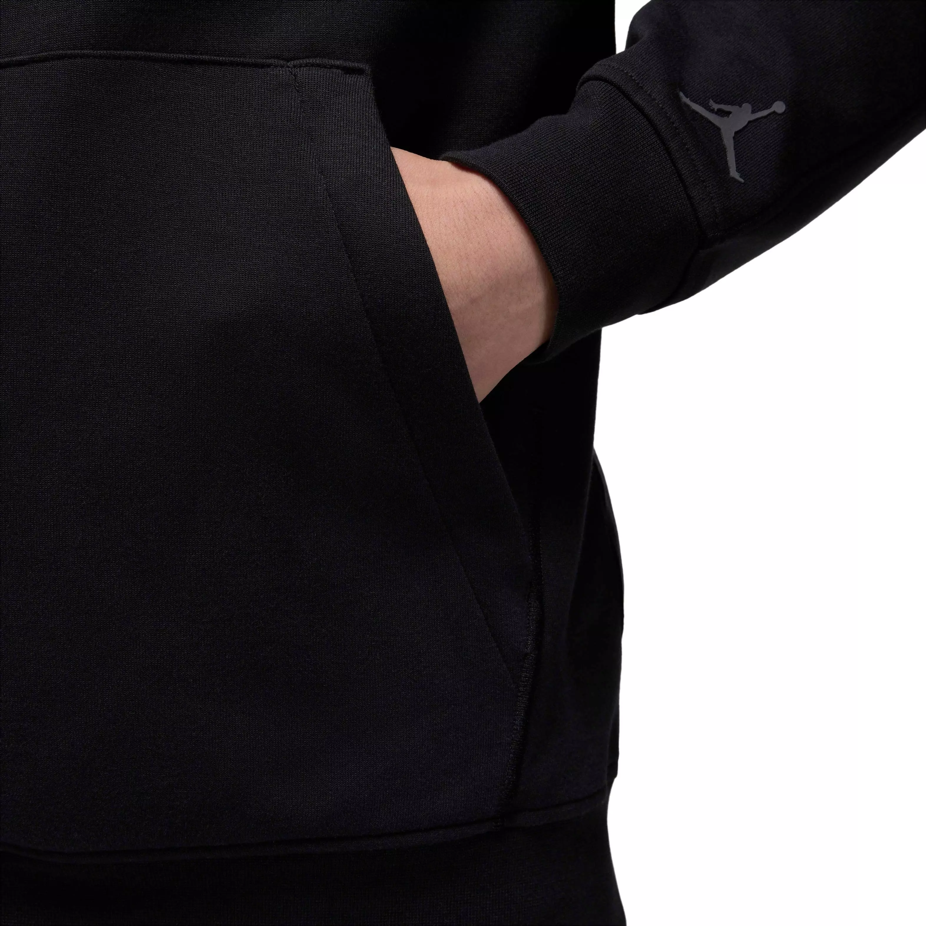 Jordan Men's Sport Hoop Fleece Dri-FIT Pullover Hoodie - Black - BLACK