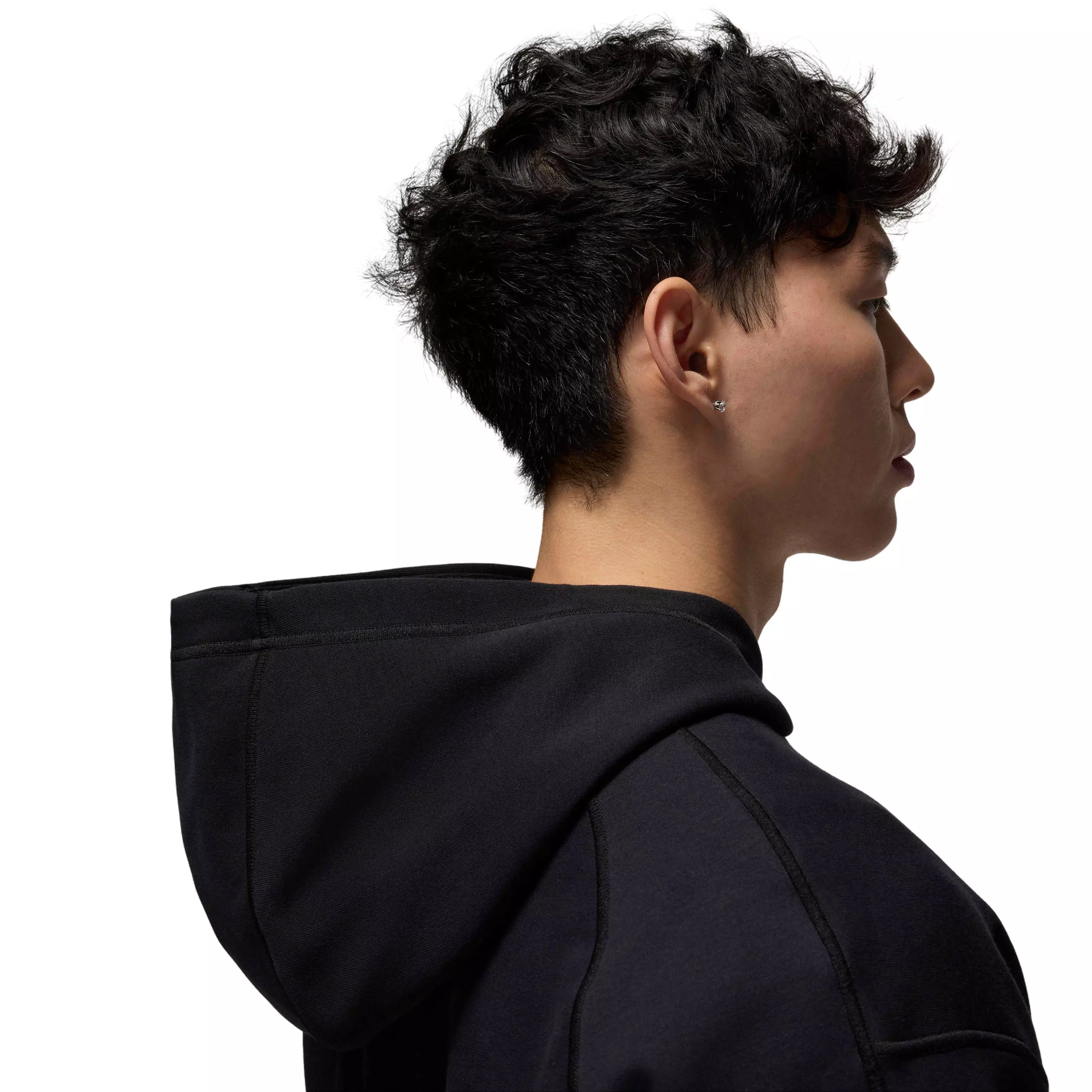 Jordan Men's Sport Hoop Fleece Dri-FIT Pullover Hoodie - Black - BLACK