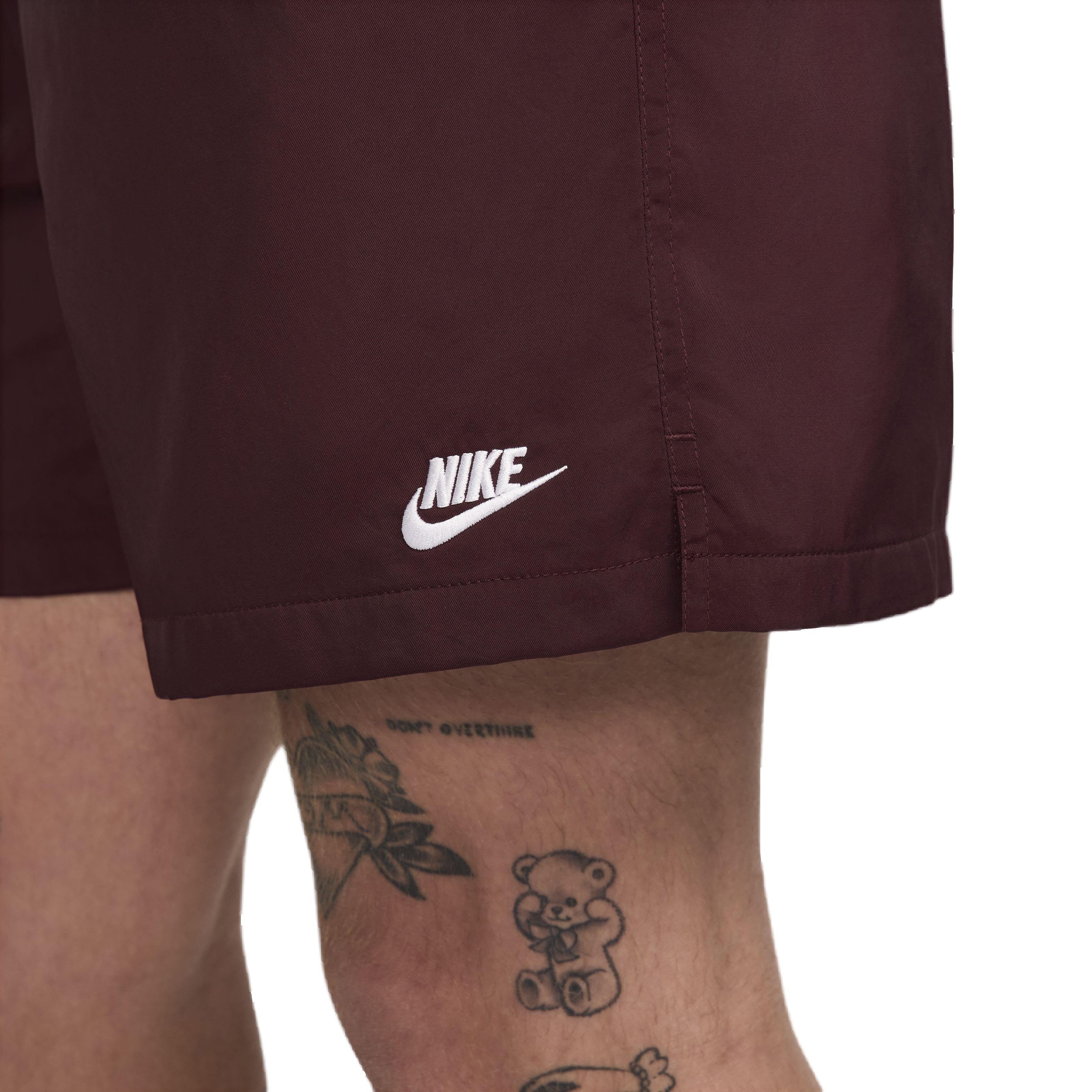 Nike Men's Club Woven Flow Shorts - RED Thumbnail View 5