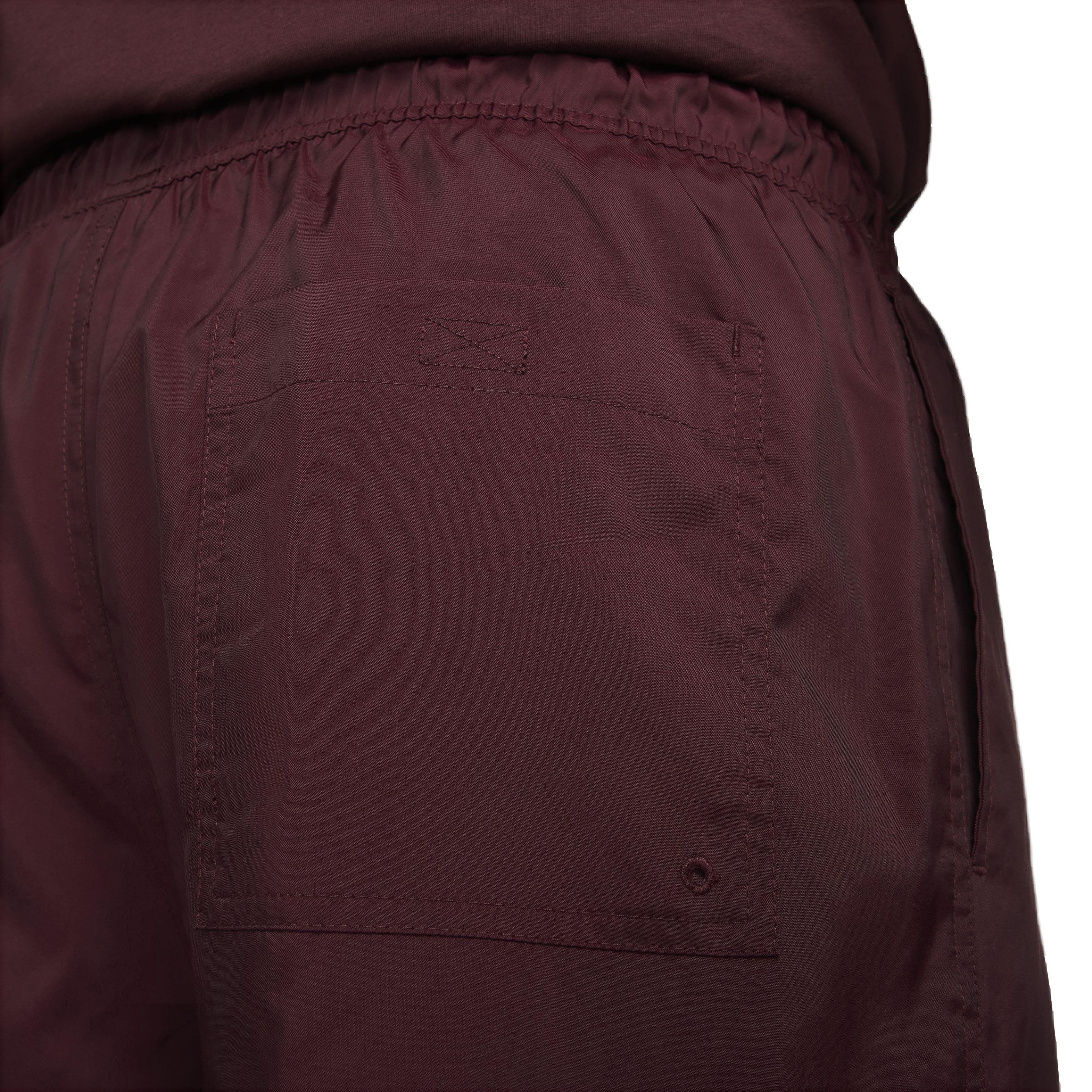 Nike Men's Club Woven Flow Shorts - RED Thumbnail View 6