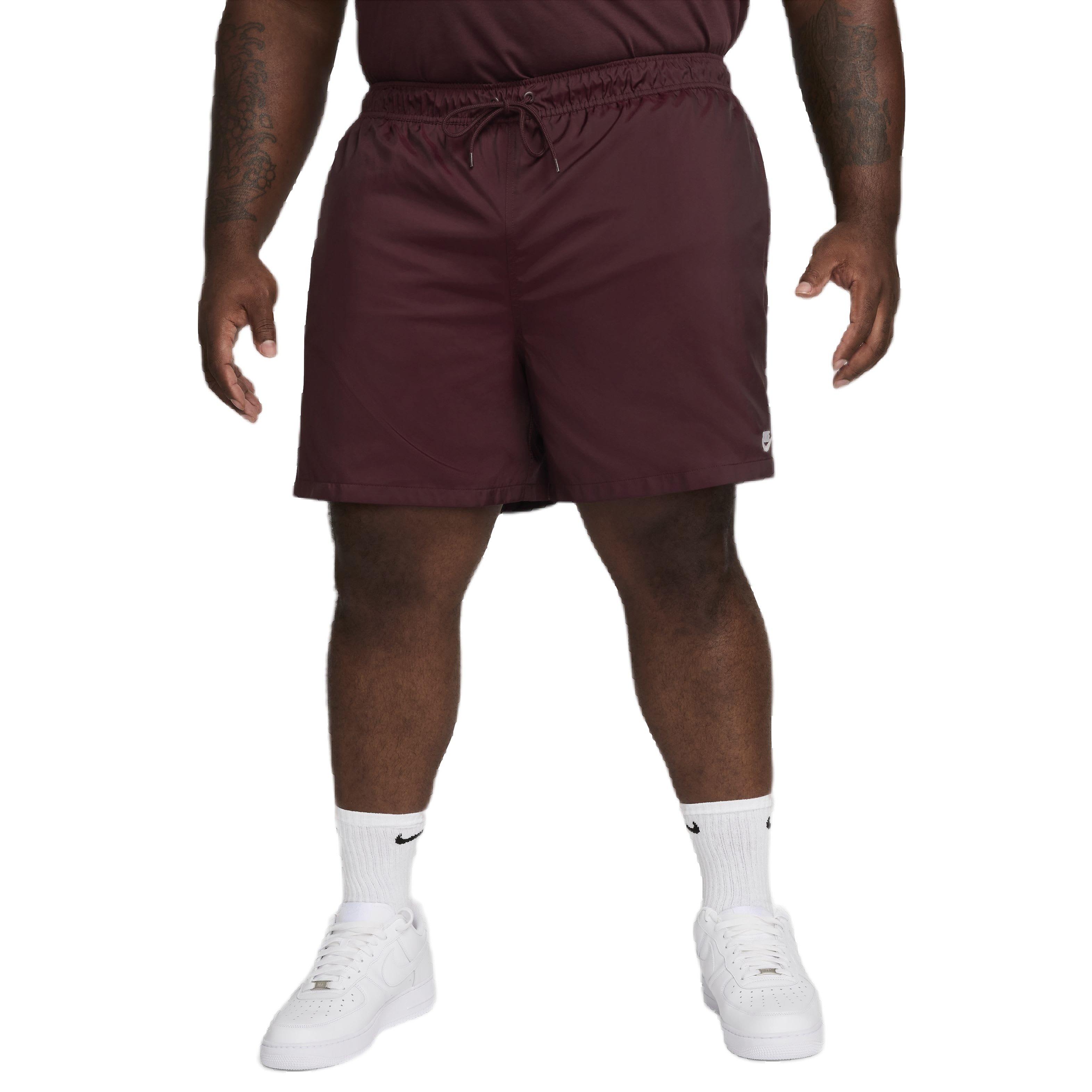 Nike Men's Club Woven Flow Shorts - RED Thumbnail View 8