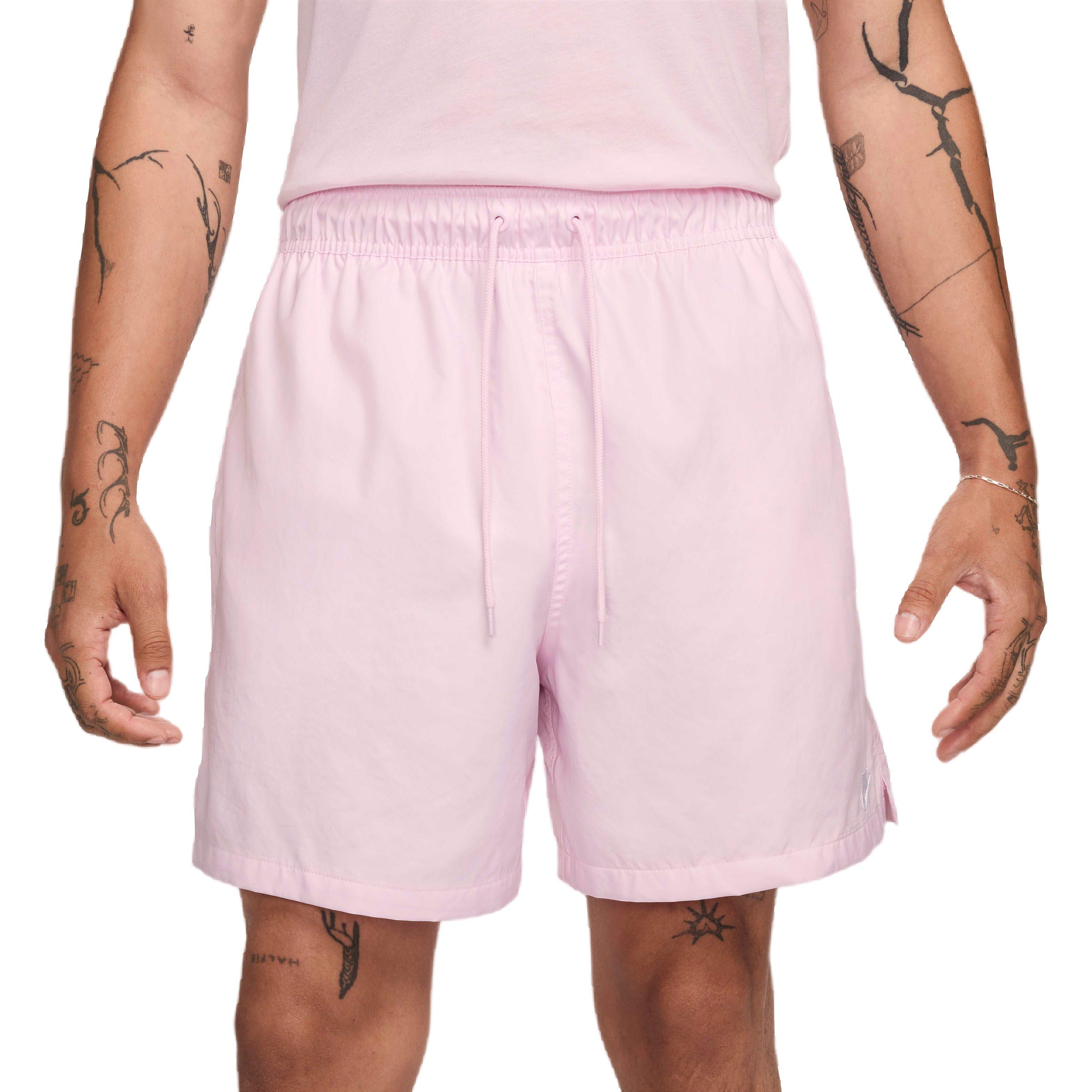 Nike Men's Club Woven Flow Shorts - PINK Thumbnail View 1